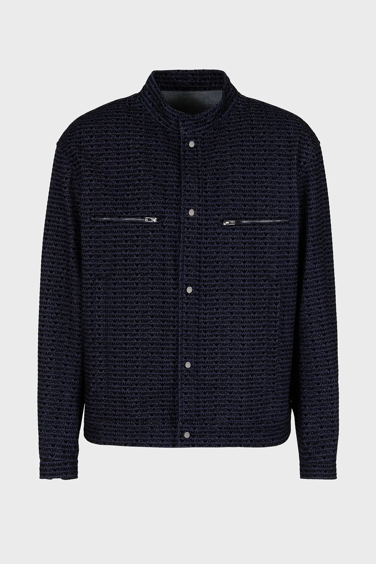 Emporio Armani Logolu Pamuklu Regular Fit Erkek Ceket 3D1BC5 1DRSZ F916 LACİVERT - 7