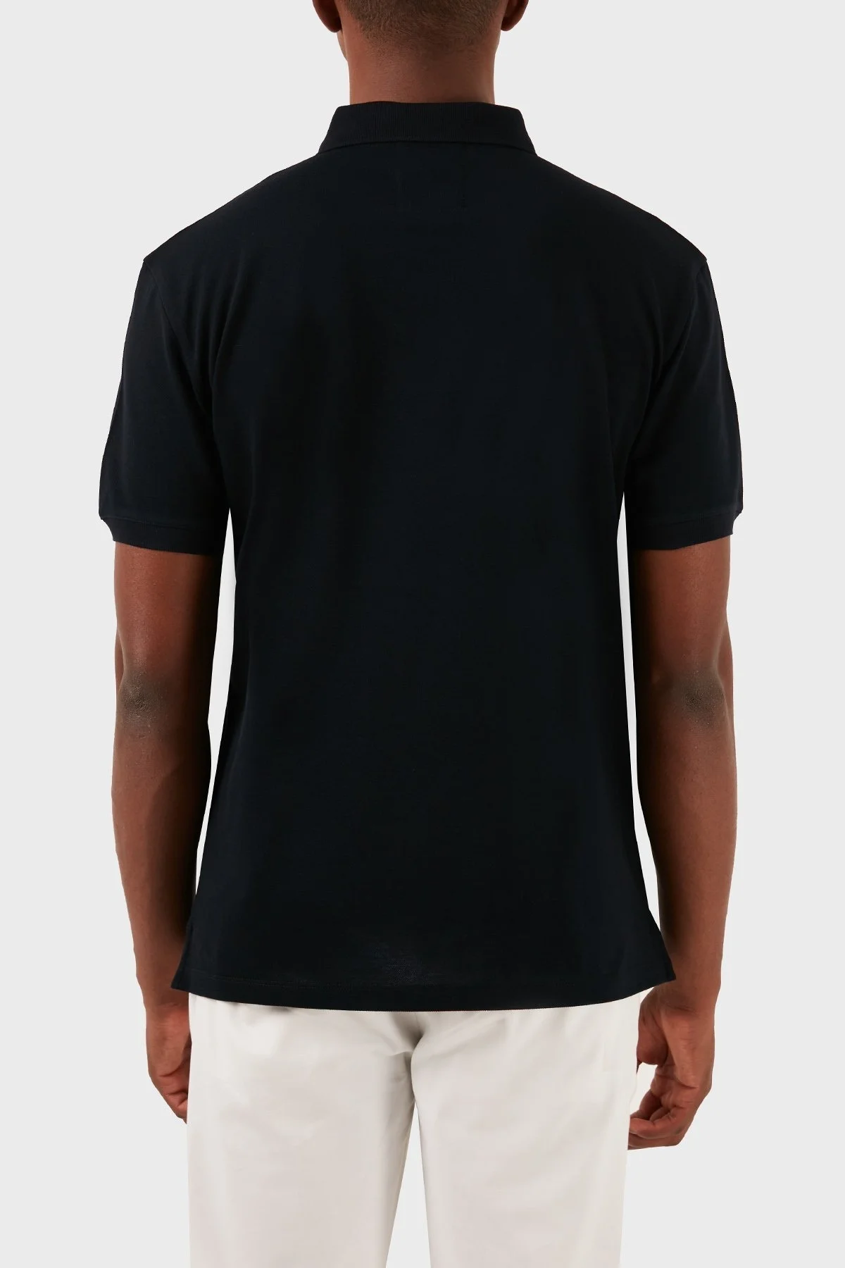 Emporio Armani Logolu Pamuklu Regular Fit Erkek Polo Yaka T Shirt 8N1FQ2 1JTKZ 0920 LACİVERT - 5