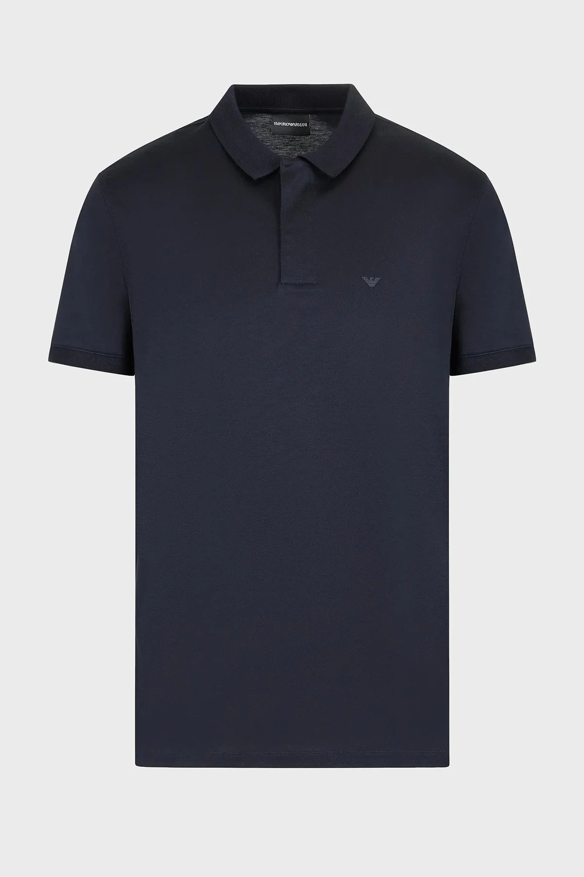 Emporio Armani Logolu Pamuklu Regular Fit Erkek Polo Yaka T Shirt EM000312 AF10761 UB118 LACİVERT - 4