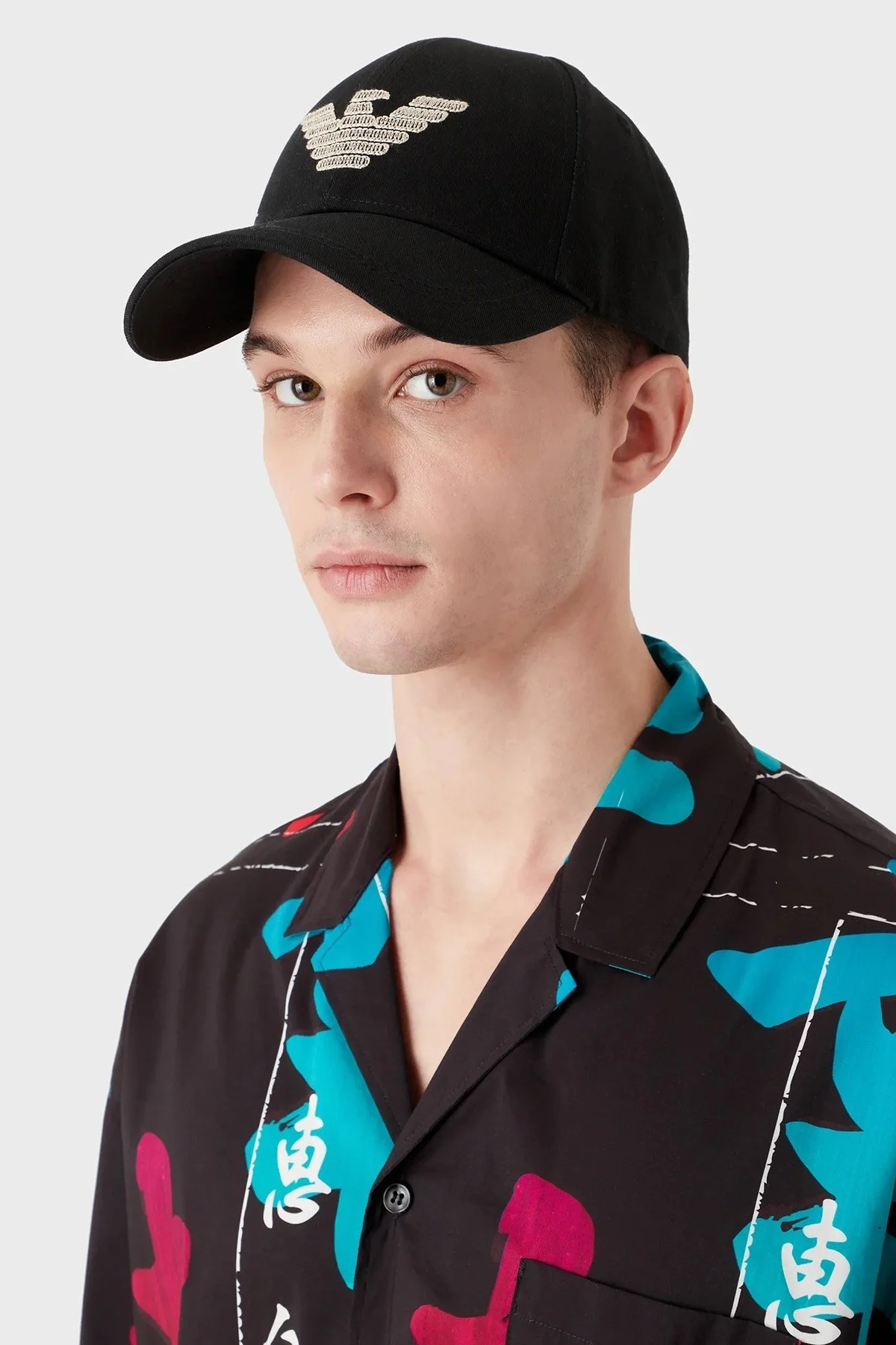 Emporio Armani Logolu Pamuklu Unisex Şapka 237194 3R496 00020 SİYAH - 3
