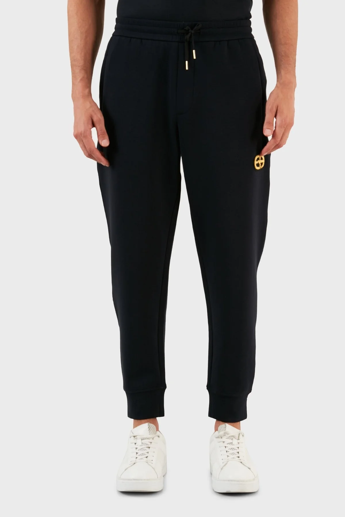 Emporio Armani Logolu Regular Fit Belden Bağlamalı % 100 Pamuk Erkek Pantolon 6L1P84 1JHSZ 0920 LACİVERT - 8