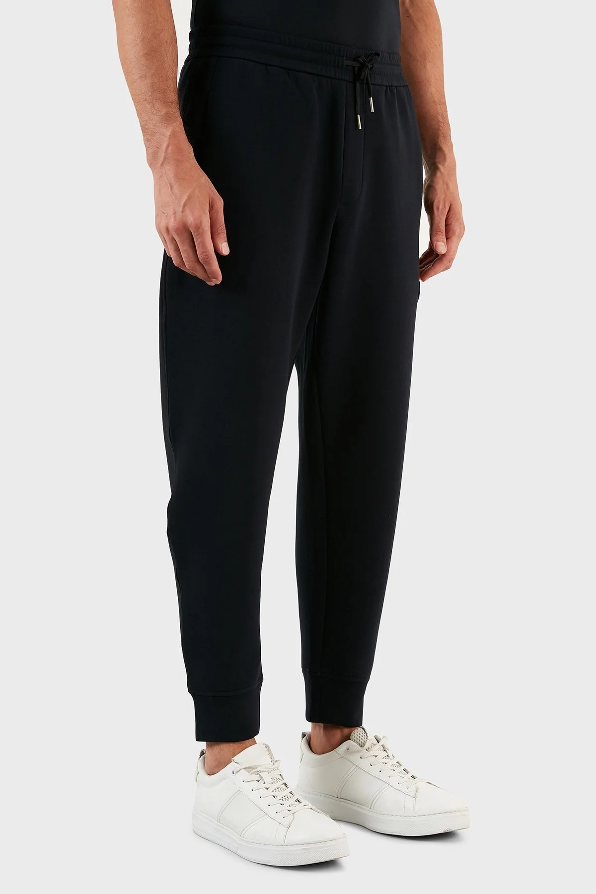 Emporio Armani Logolu Regular Fit Belden Bağlamalı % 100 Pamuk Erkek Pantolon 6L1P84 1JHSZ 0920 LACİVERT - 10