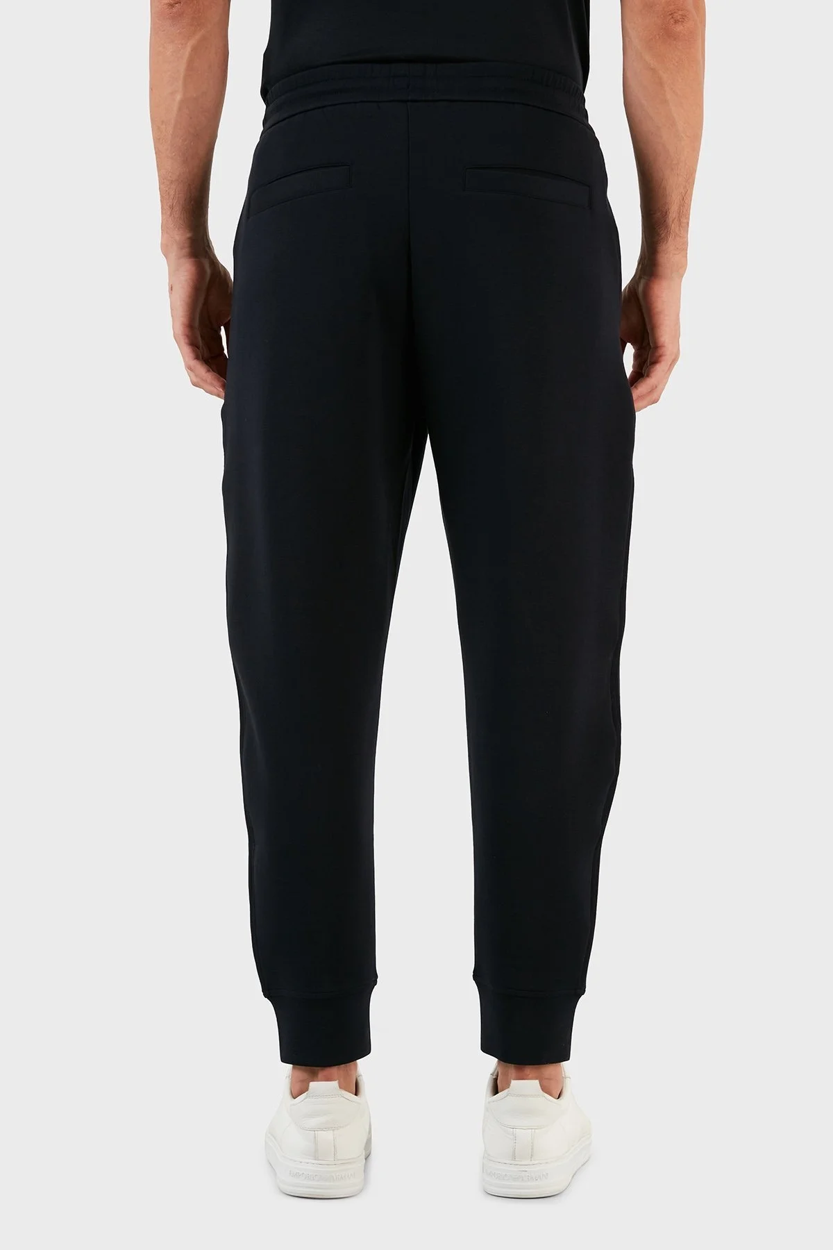 Emporio Armani Logolu Regular Fit Belden Bağlamalı % 100 Pamuk Erkek Pantolon 6L1P84 1JHSZ 0920 LACİVERT - 11