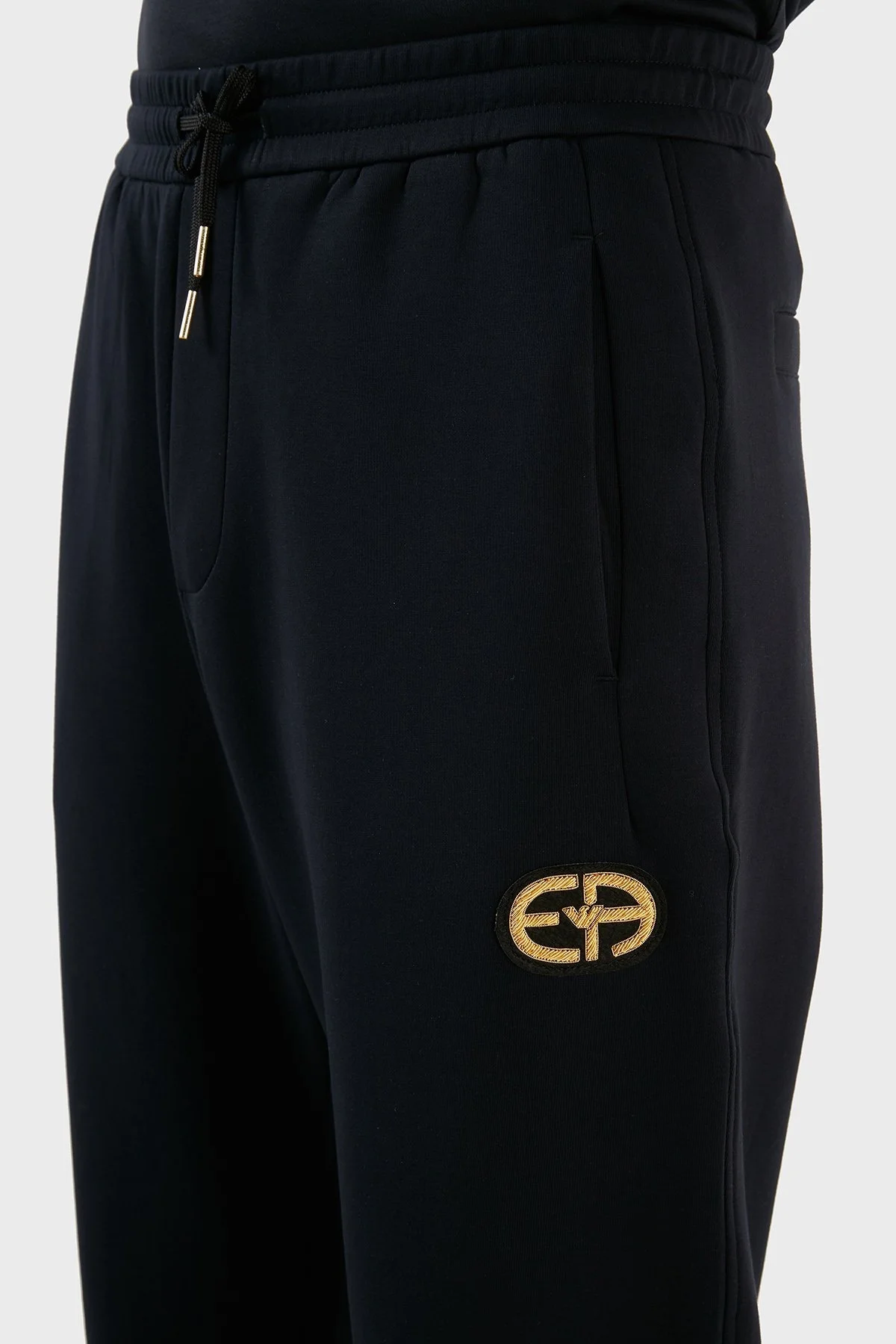 Emporio Armani Logolu Regular Fit Belden Bağlamalı % 100 Pamuk Erkek Pantolon 6L1P84 1JHSZ 0920 LACİVERT - 12