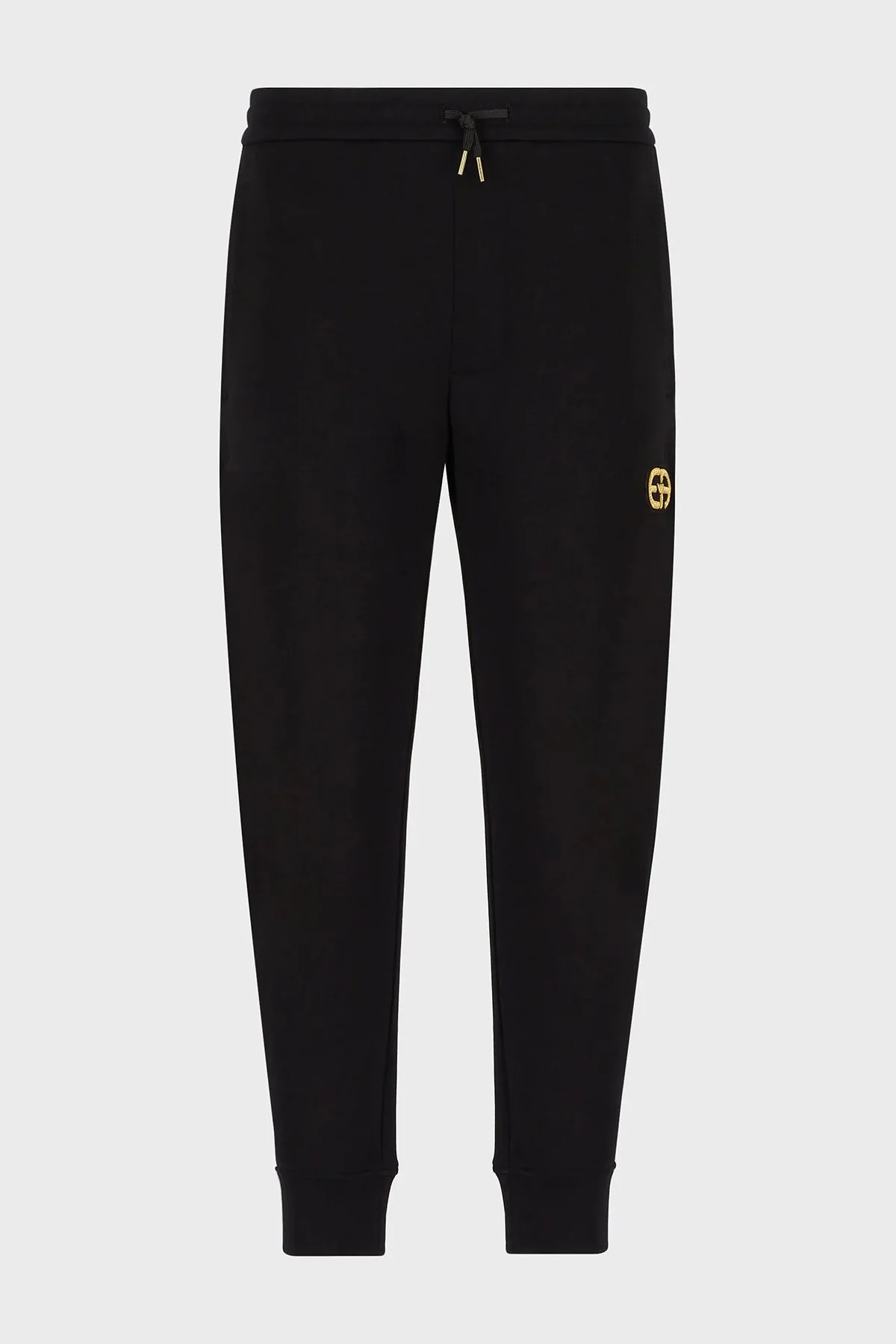 Emporio Armani Logolu Regular Fit Belden Bağlamalı % 100 Pamuk Erkek Pantolon 6L1P84 1JHSZ 0999 SİYAH - 5