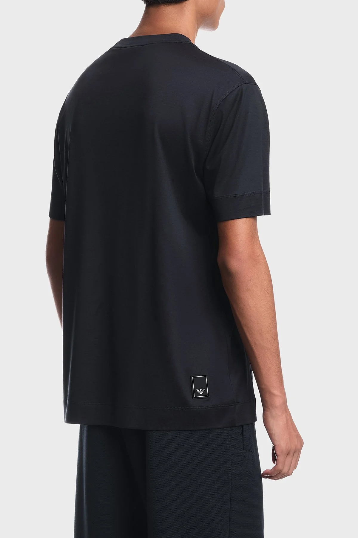 Emporio Armani Logolu Regular Fit Bisiklet Yaka Erkek T Shirt EM006318 AF10017 UB118 Lacivert - 3