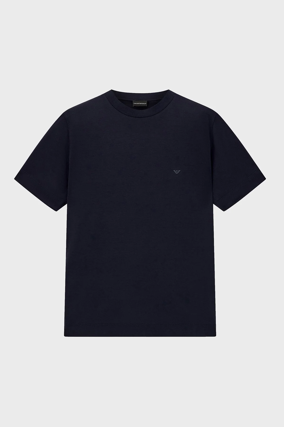 Emporio Armani Logolu Regular Fit Bisiklet Yaka Erkek T Shirt EM006318 AF10017 UB118 Lacivert - 6