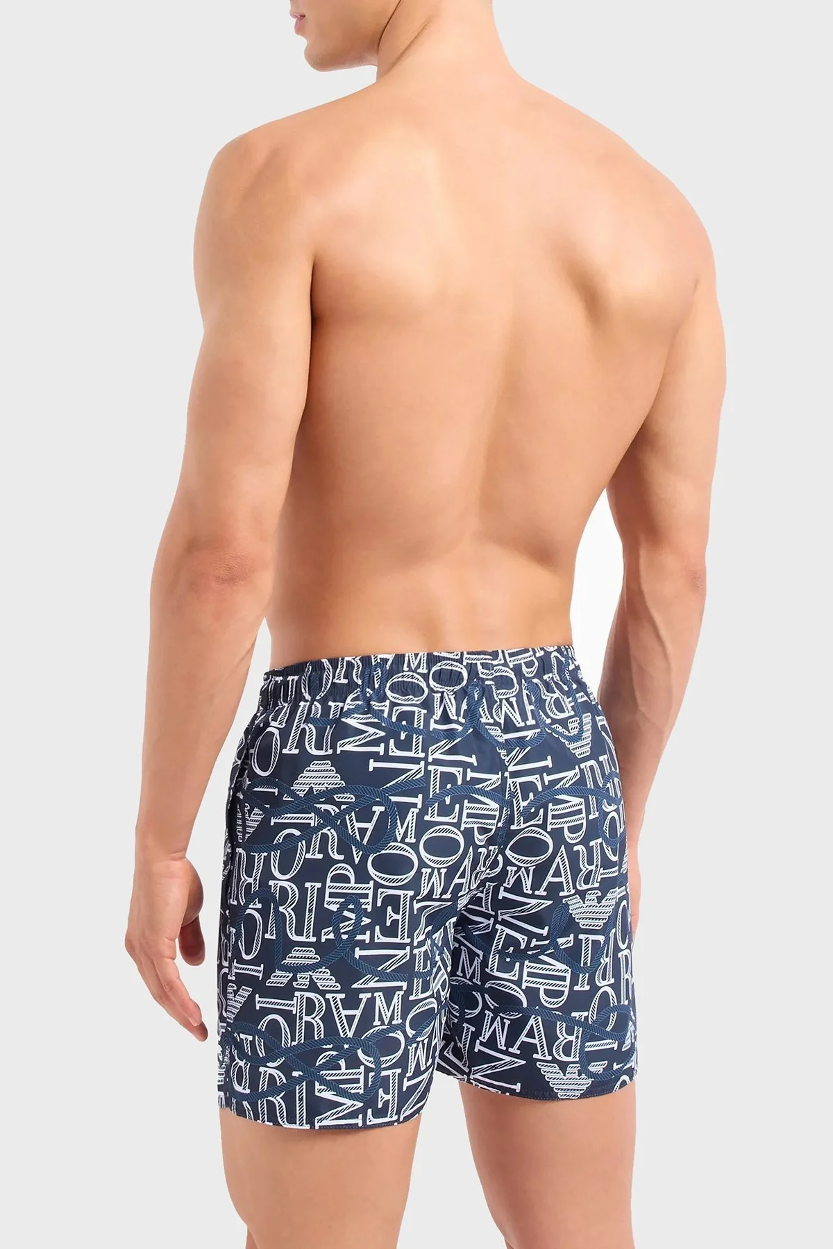 Emporio Armani Logolu Regular Fit Cepli Erkek Mayo Short 211740 4R435 68536 LACİVERT - 2