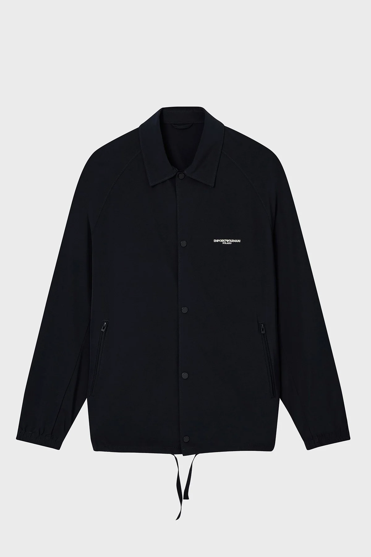 Emporio Armani Logolu Regular Fit Çıtçıt Düğmeli Klasik Yaka Erkek Mont EM004691 AF21368 UB118 LACİVERT - 4