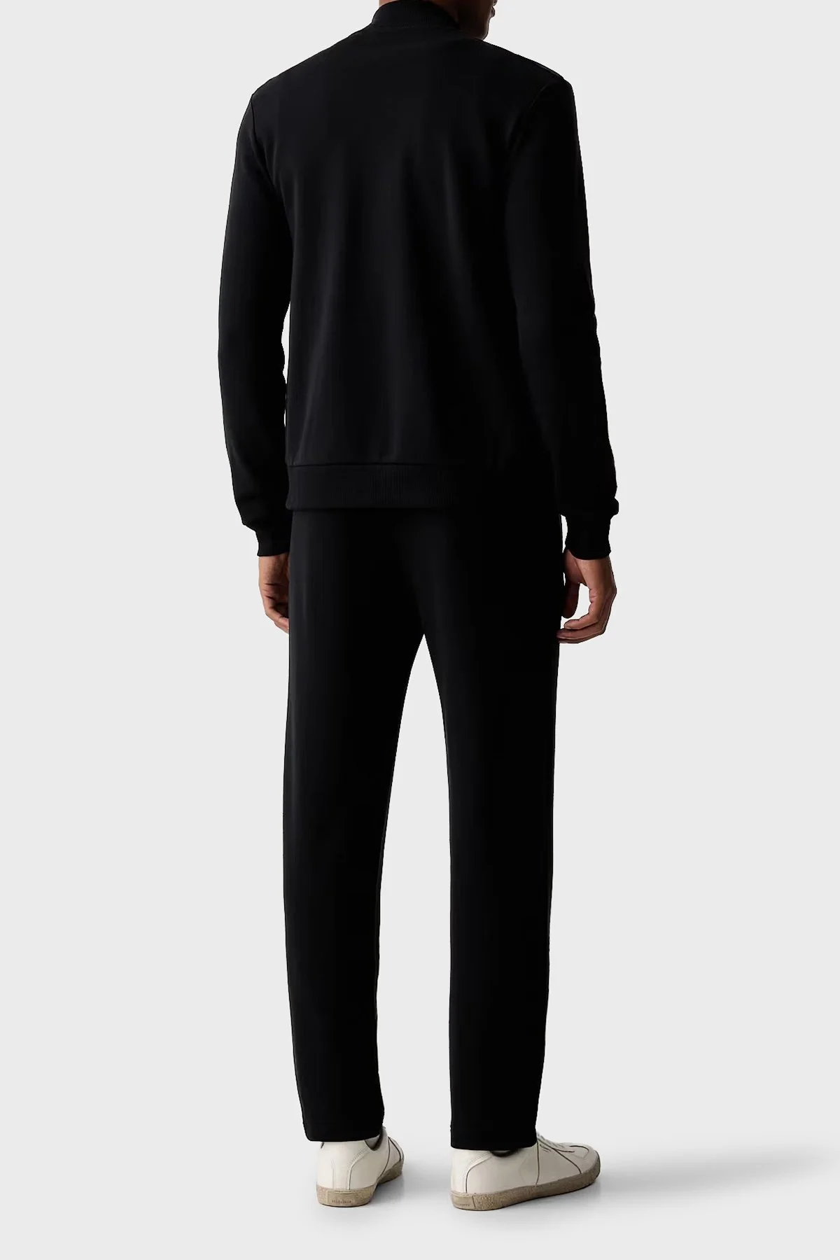 Emporio Armani Logolu Regular Fit Dik Yaka Erkek Eşofman Takımı EM006961 AF25024 UC001 Siyah - 3