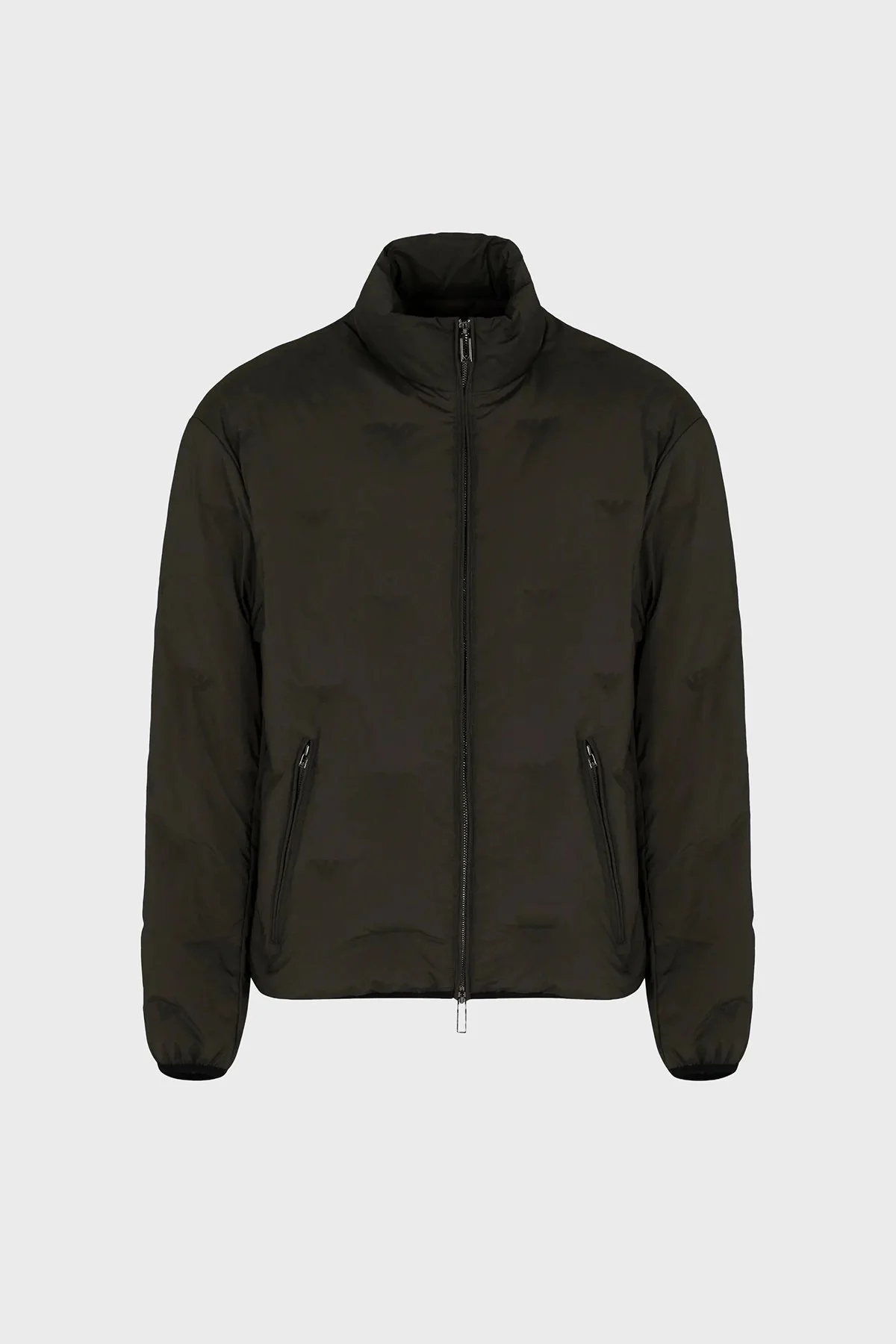 Emporio Armani Logolu Regular Fit Dik Yaka Şişme Erkek Mont EM003045 AF18232 U8120 HAKİ - 5