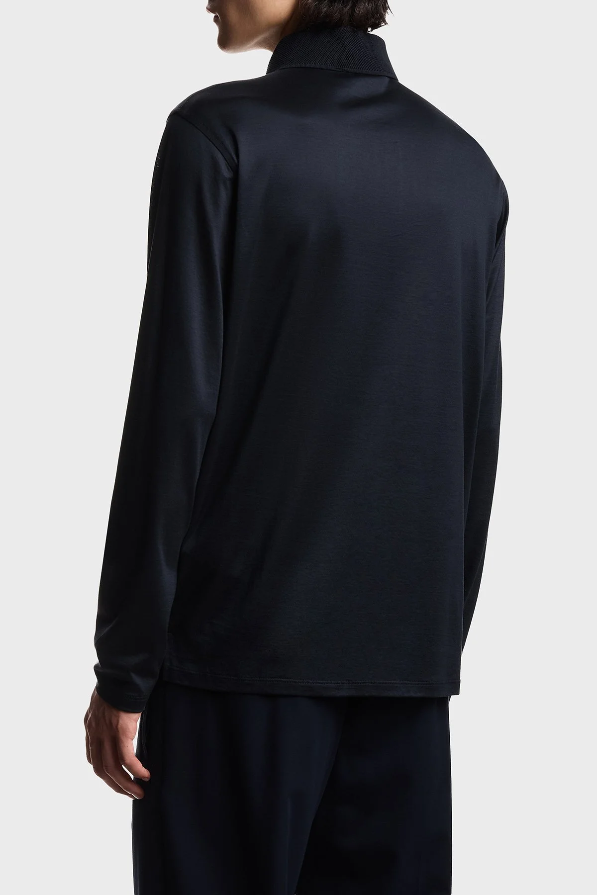 Emporio Armani Logolu Regular Fit Düğmeli Erkek Polo EM004590 AF10017 UB118 Lacivert - 3