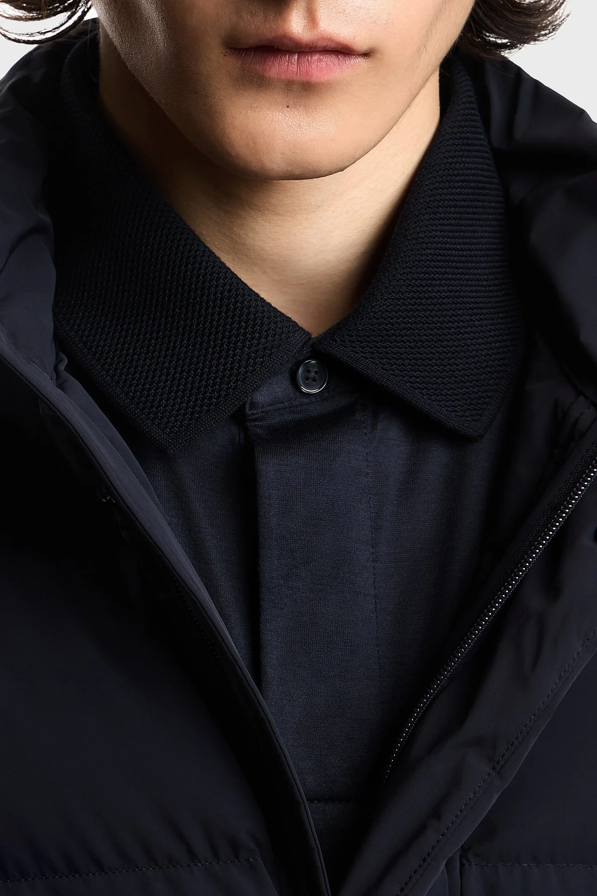 Emporio Armani Logolu Regular Fit Düğmeli Erkek Polo EM004590 AF10017 UB118 Lacivert - 4