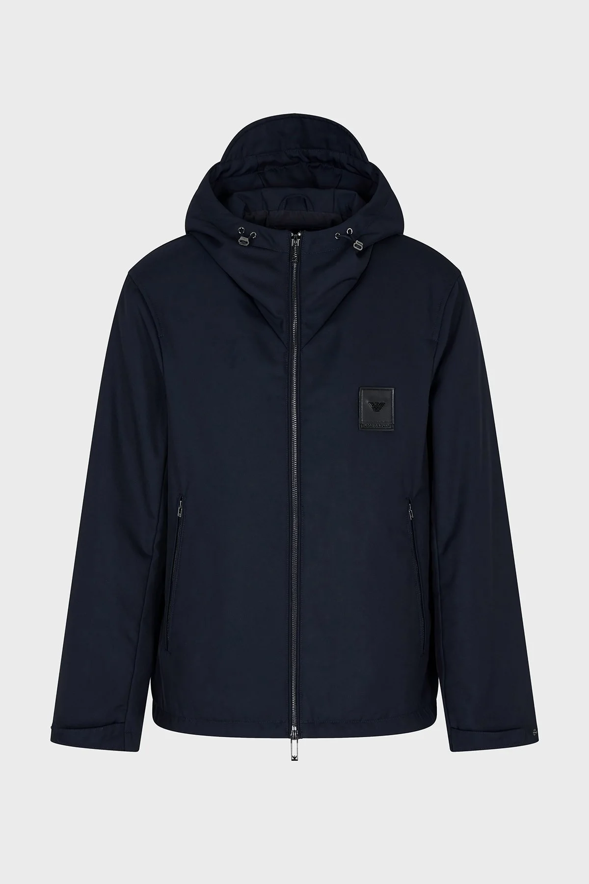 Emporio Armani Logolu Regular Fit Kapüşonlu Erkek Mont EM003417 AF18264 UB118 LACİVERT - 5