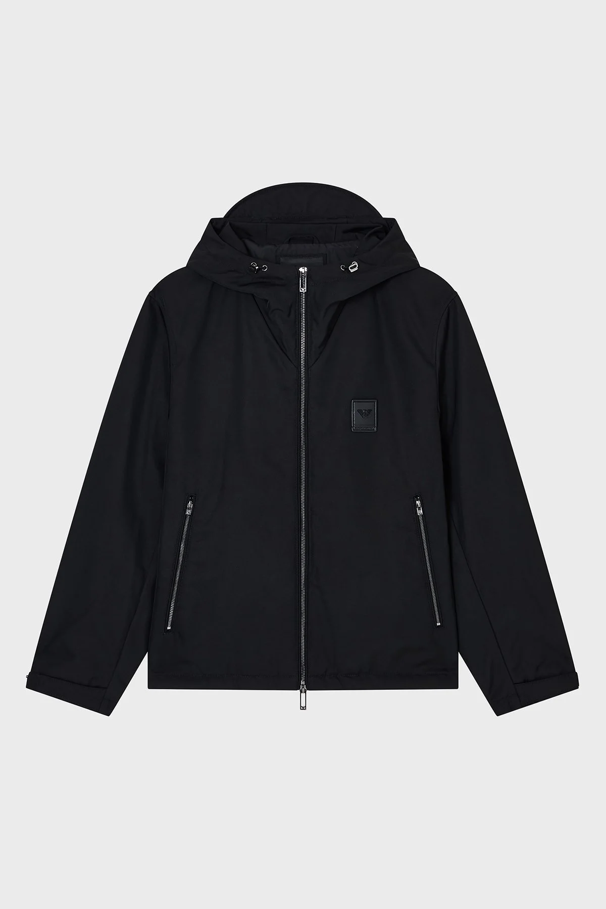 Emporio Armani Logolu Regular Fit Kapüşonlu Erkek Mont EM003417 AF18264 UC001 SİYAH - 5