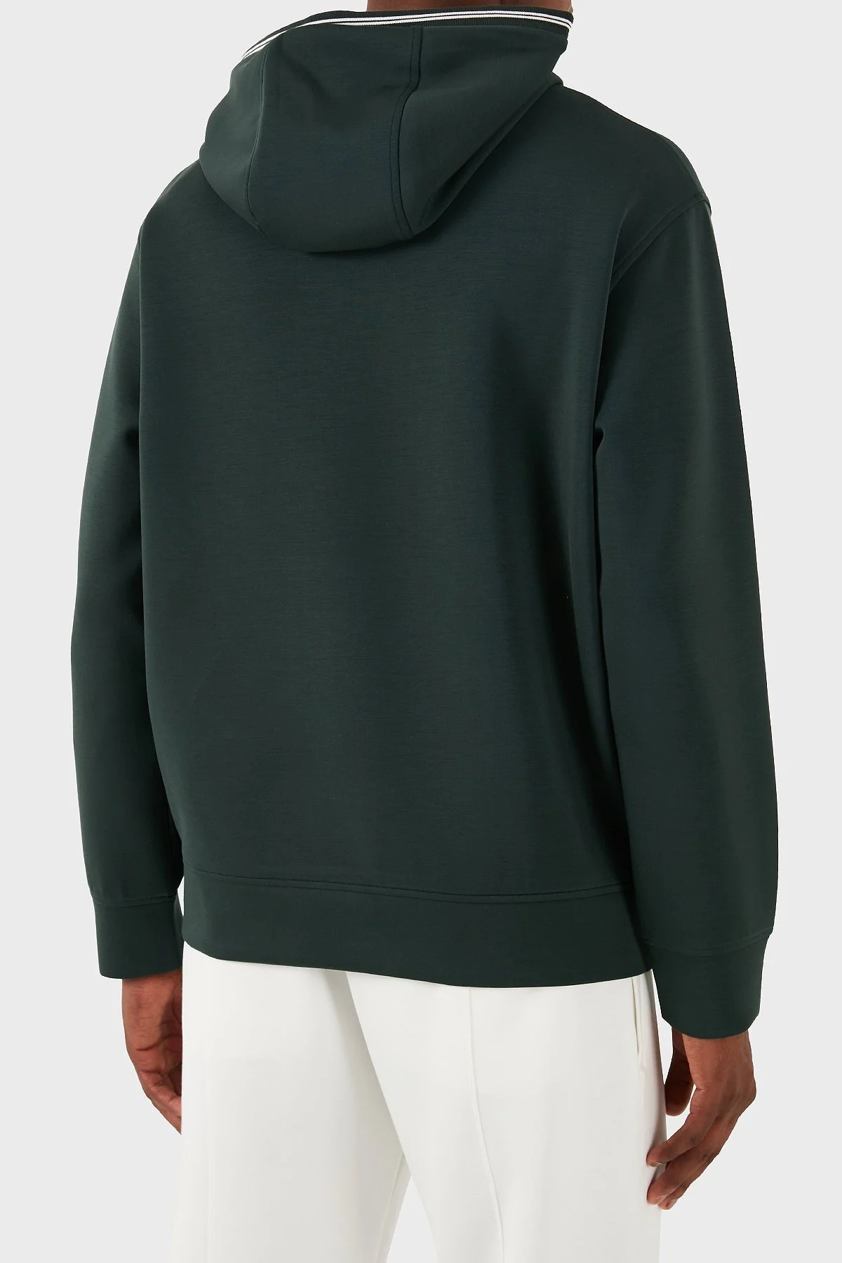 Emporio Armani Logolu Regular Fit Kapüşonlu Erkek Sweat 6D1M99 1JRRZ 0565 HAKİ - 3