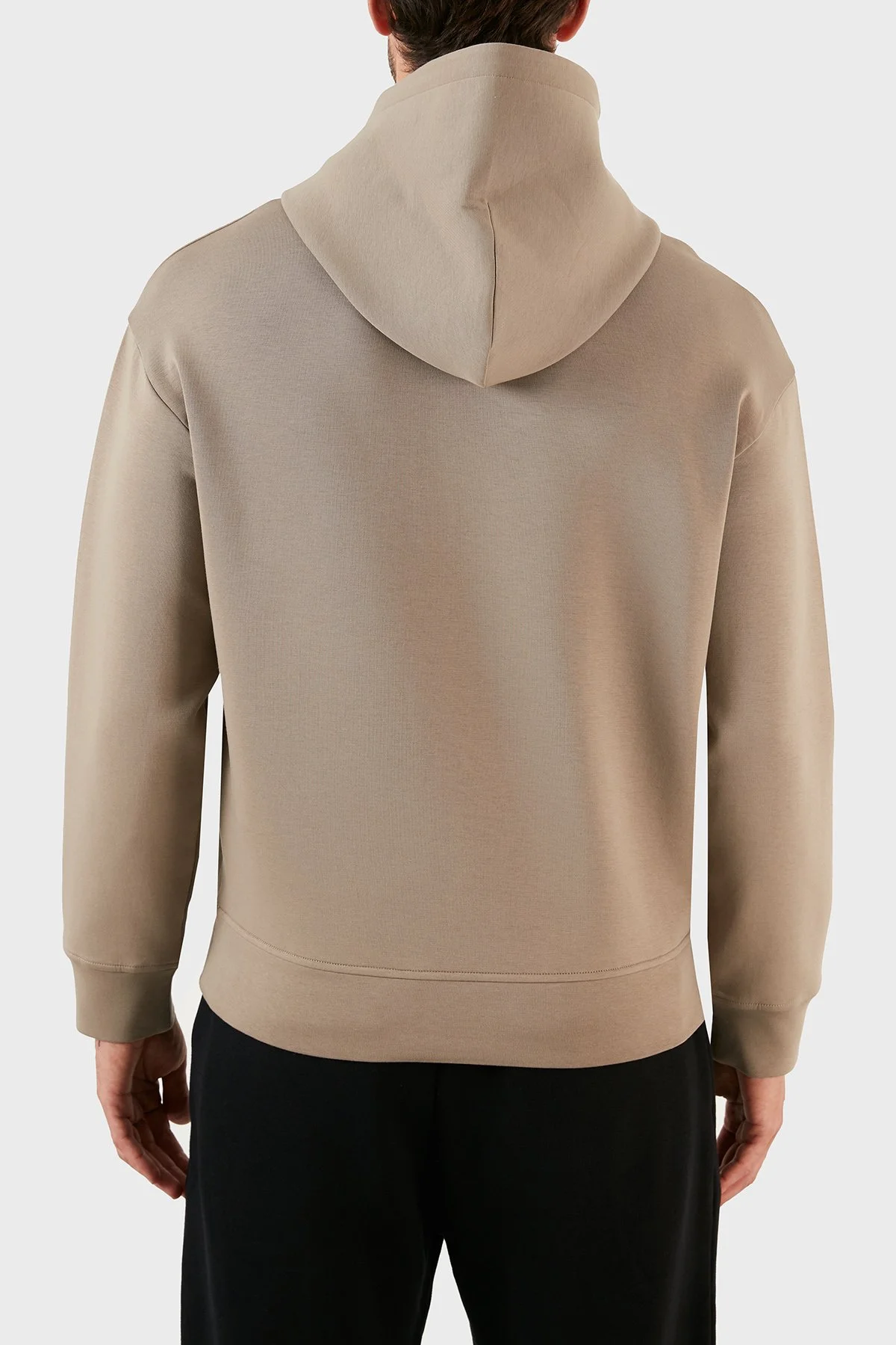 Emporio Armani Logolu Regular Fit Kapüşonlu Pamuklu Erkek Sweat 6L1M84 1JHSZ 0137 AÇIK YEŞİL - 4
