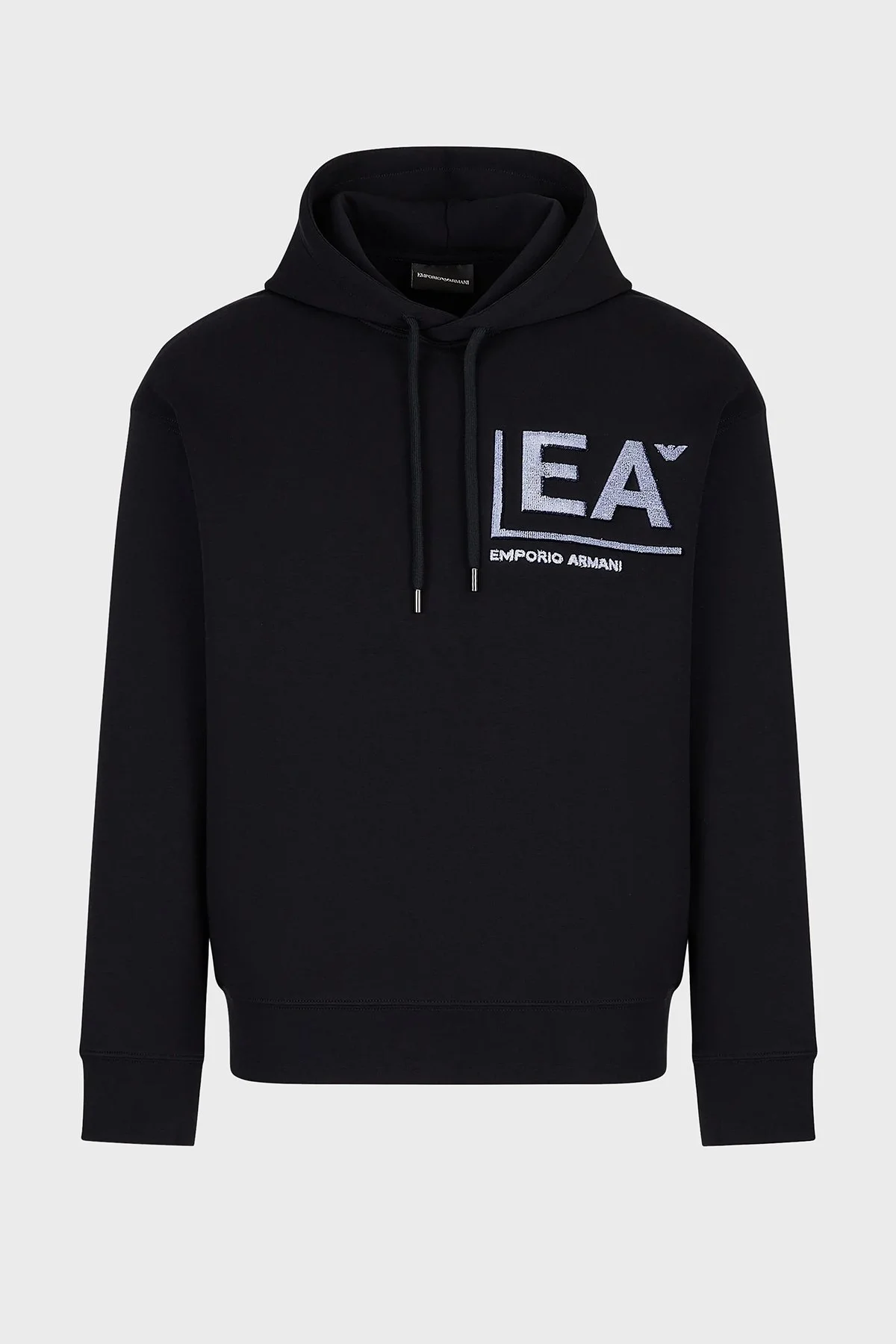 Emporio Armani Logolu Regular Fit Kapüşonlu Pamuklu Erkek Sweat 6L1MM9 1JHSZ 09H1 LACİVERT - 5