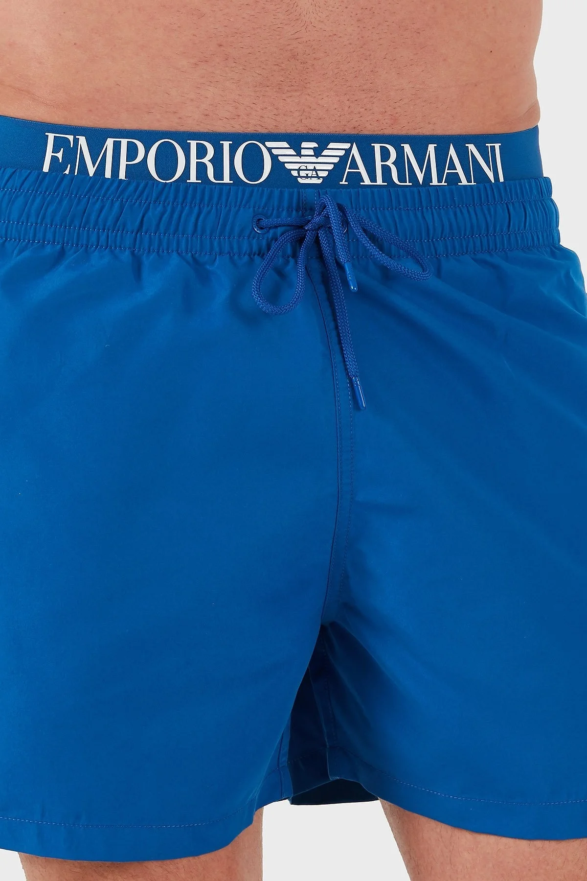 Emporio Armani Logolu Regular Fit Normal Bel Cepli Erkek Mayo Short EM000686 AF12329 UB057 SAKS - 6
