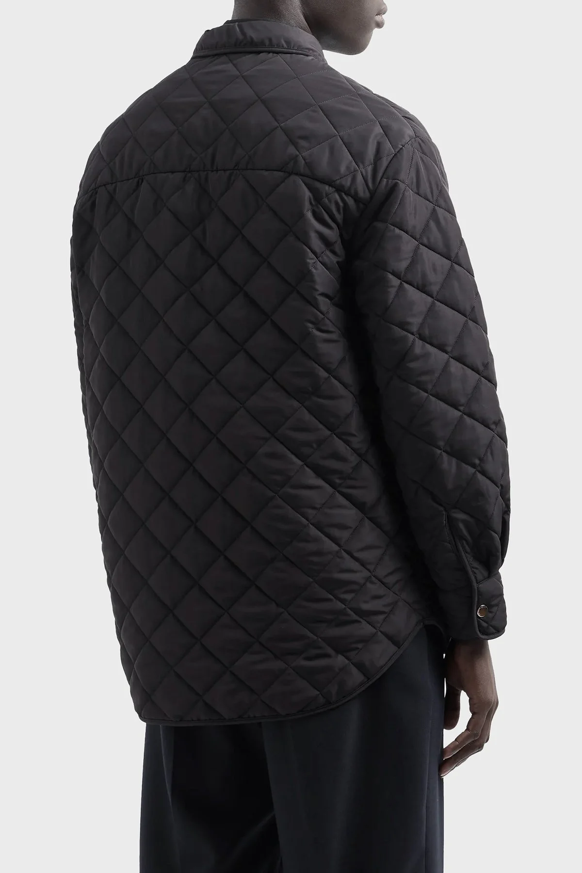 Emporio Armani Logolu Regular Fit Ördek Tüyü Dolgulu Erkek Mont 6D1B6V 1K78Z 0999 SİYAH - 8