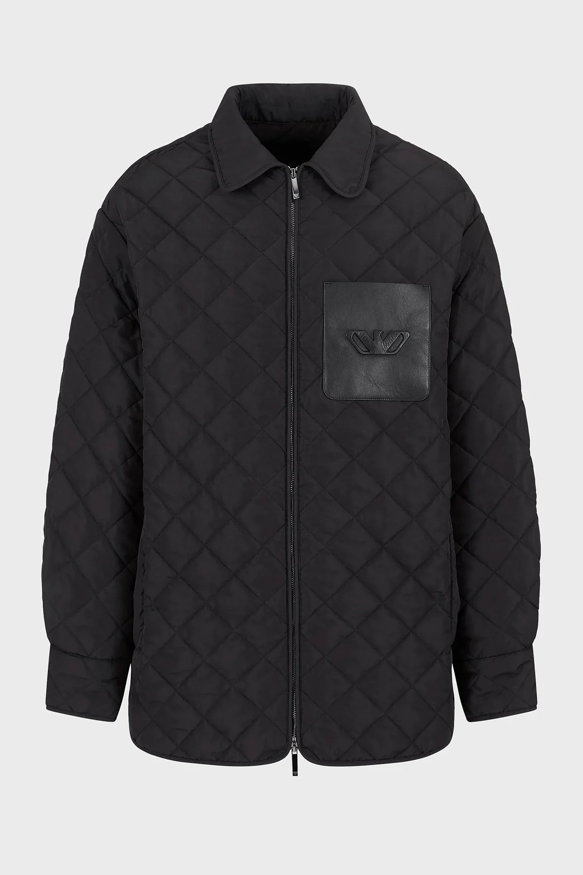 Emporio Armani Logolu Regular Fit Ördek Tüyü Dolgulu Erkek Mont 6D1B6V 1K78Z 0999 SİYAH - 10