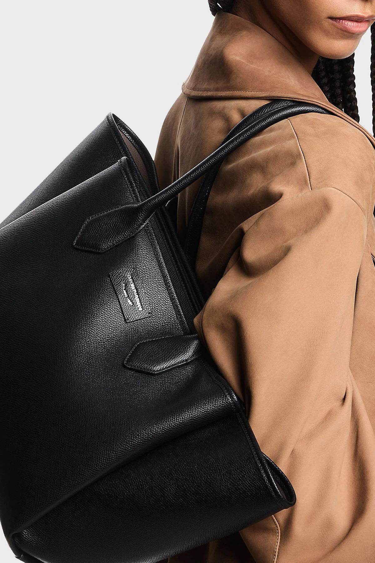 Emporio Armani Logolu Sabit Askılı Bayan Çanta EW002330 AF17799 MC149 SİYAH - 5