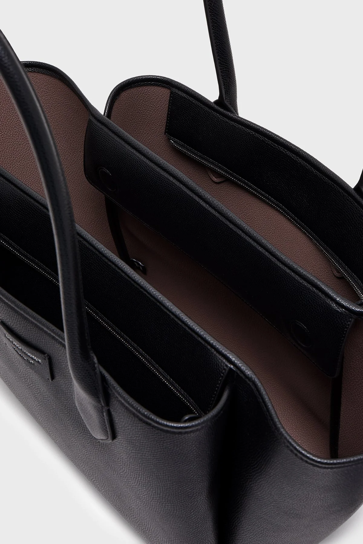 Emporio Armani Logolu Sabit Askılı Bayan Çanta EW002330 AF17799 MC149 SİYAH - 7