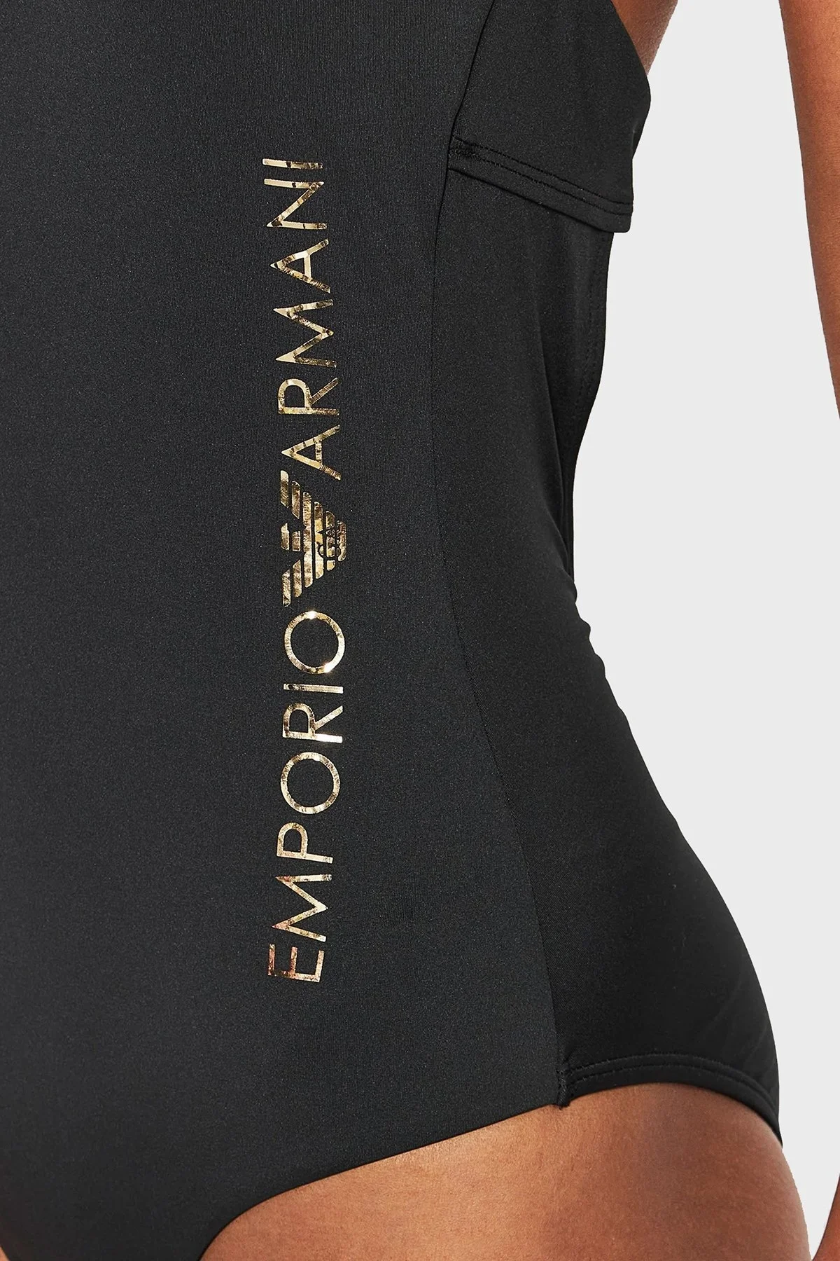 Emporio Armani Logolu Sırt Detaylı Bayan Mayo S 262642 2R300 00020 SİYAH - 2