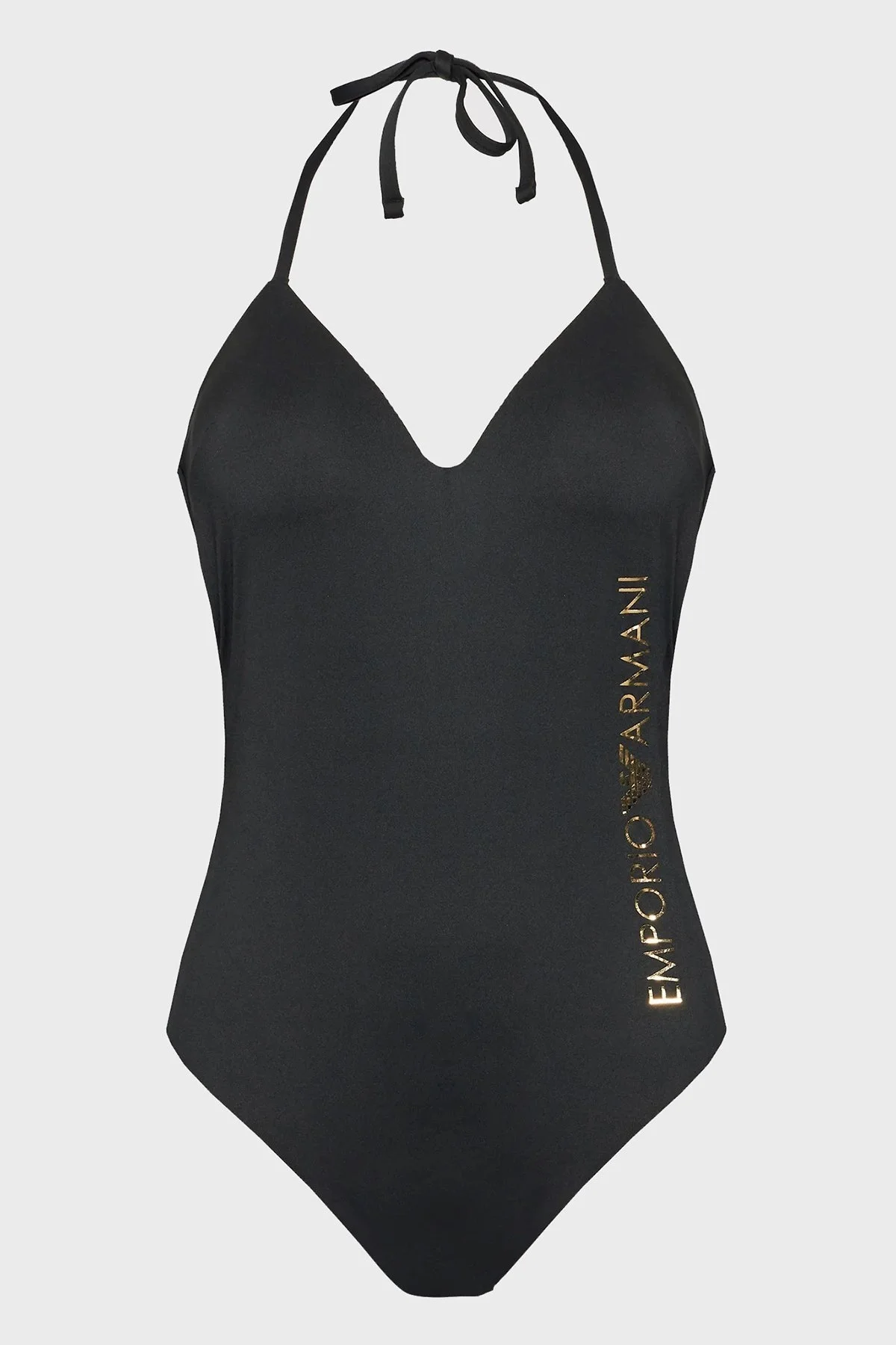 Emporio Armani Logolu Sırt Detaylı Bayan Mayo S 262642 2R300 00020 SİYAH - 4