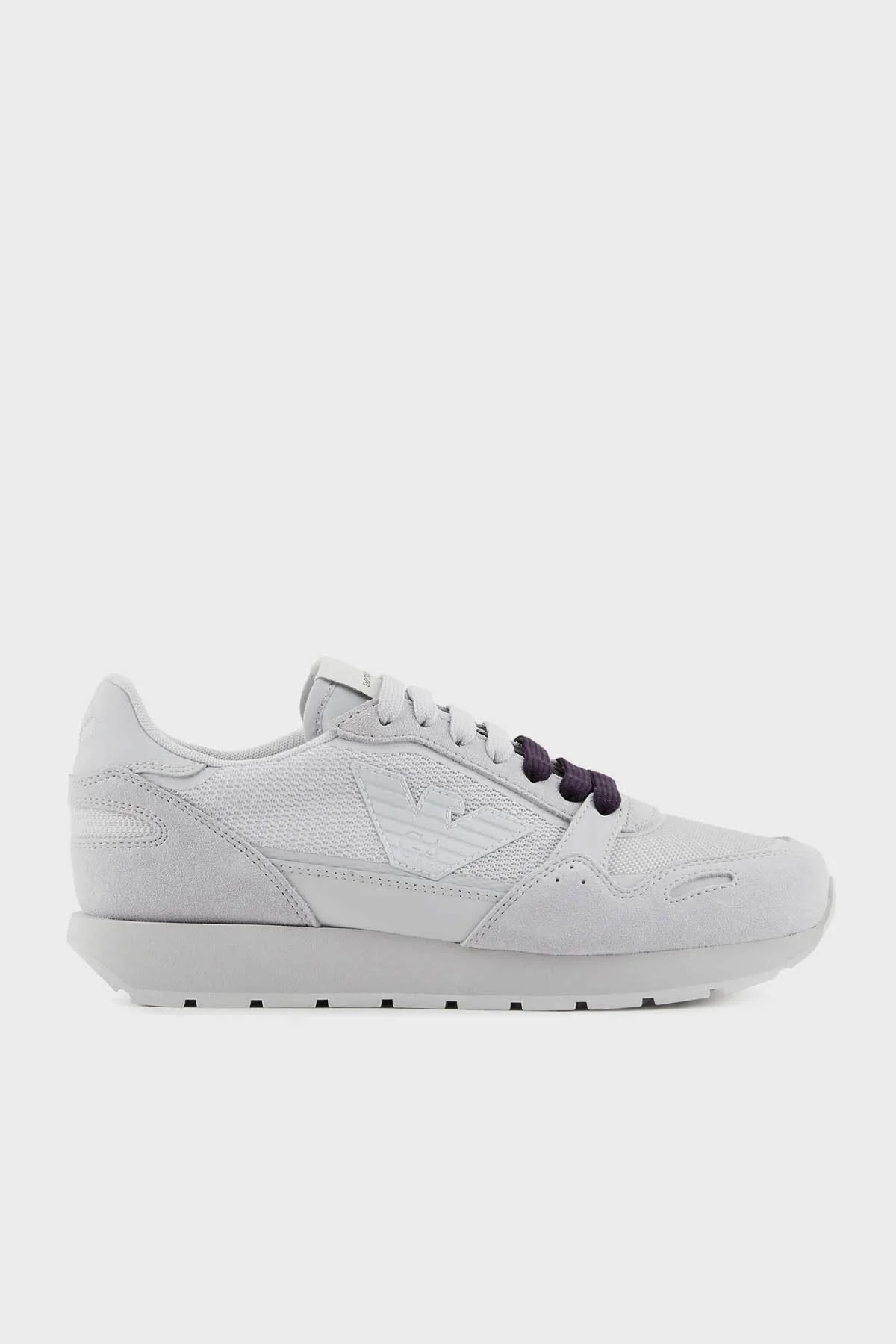 Emporio Armani Logolu Sneaker Bayan Ayakkabı X3X058 XN730 01786 GRİ - 1