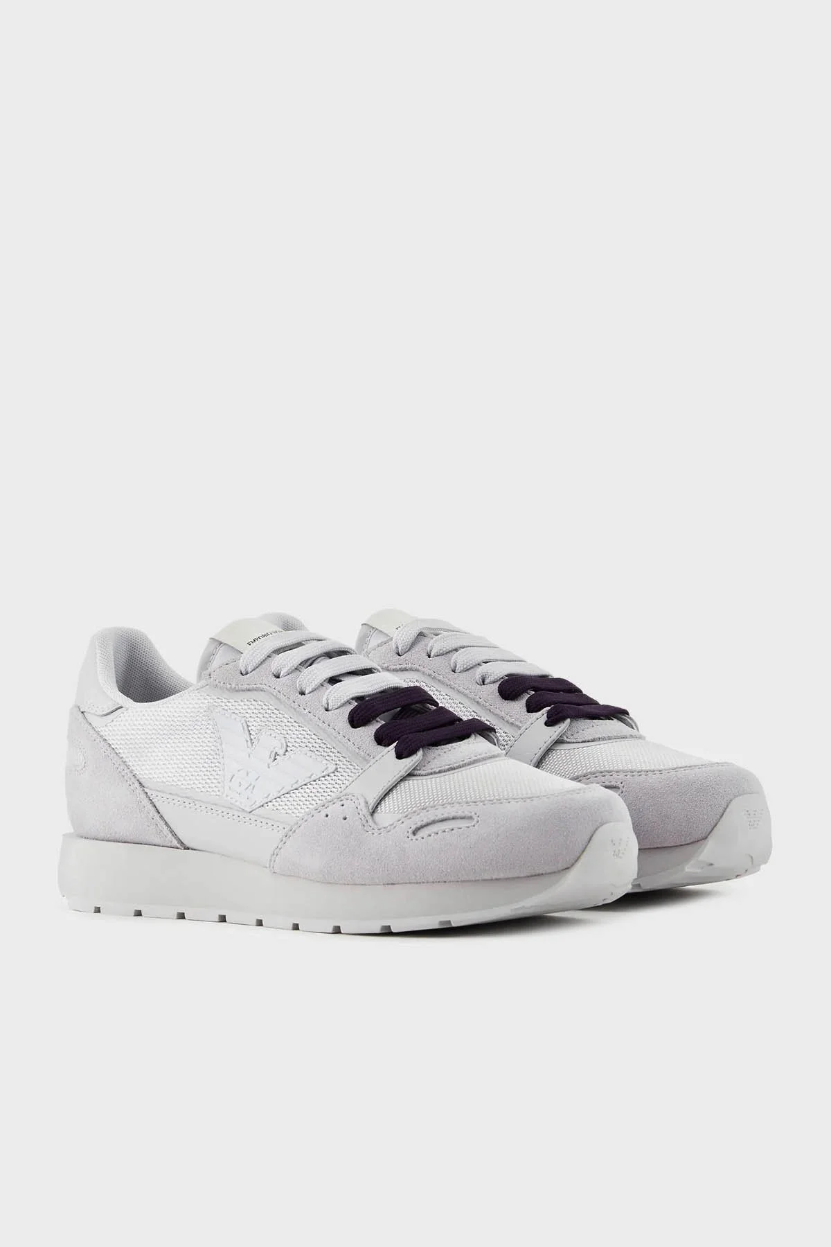 Emporio Armani Logolu Sneaker Bayan Ayakkabı X3X058 XN730 01786 GRİ - 2