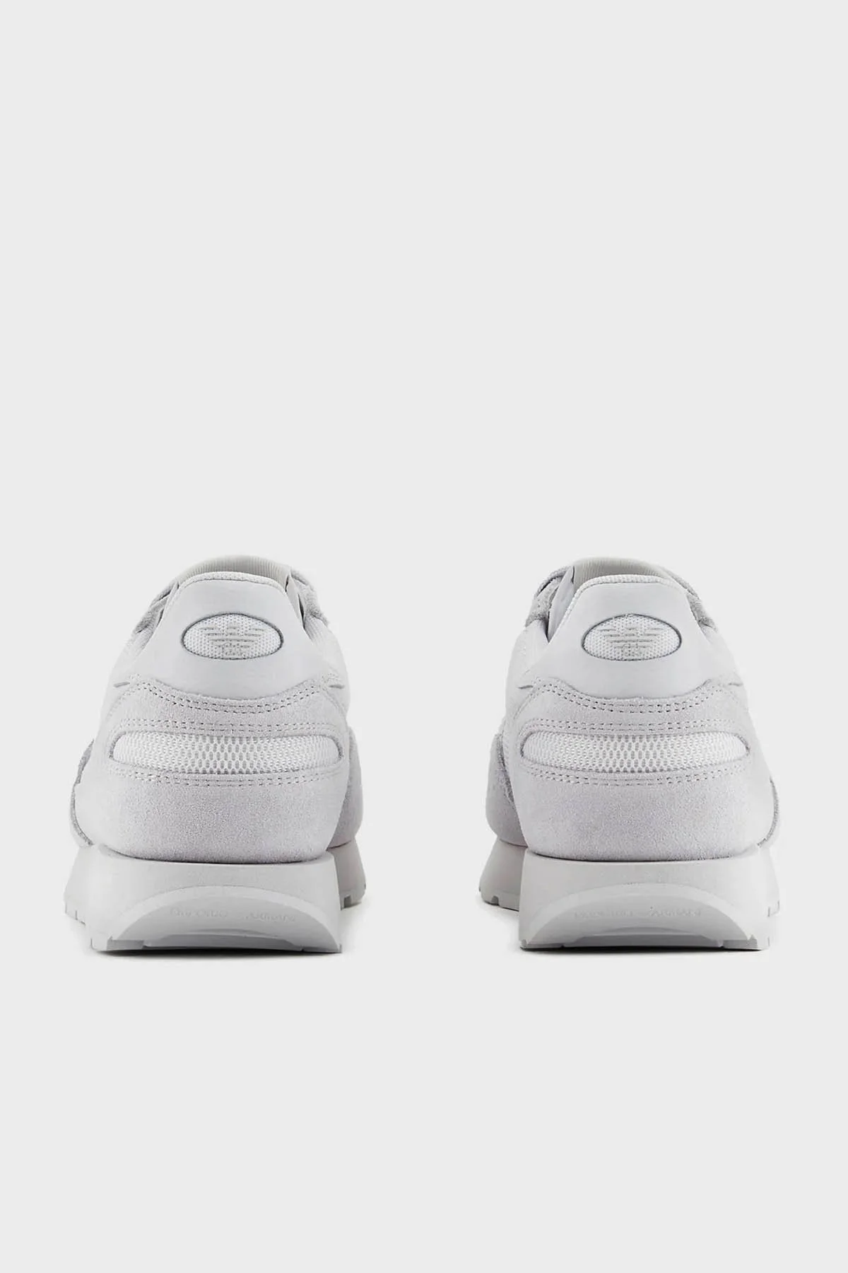 Emporio Armani Logolu Sneaker Bayan Ayakkabı X3X058 XN730 01786 GRİ - 4