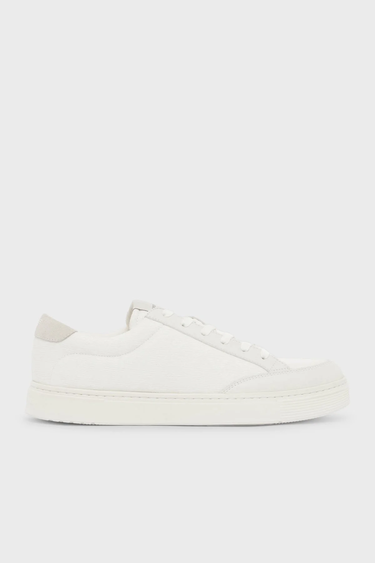Emporio Armani Logolu Sneaker Erkek Ayakkabı EM004782 AF23199 M0172 Beyaz-Ekru - 1