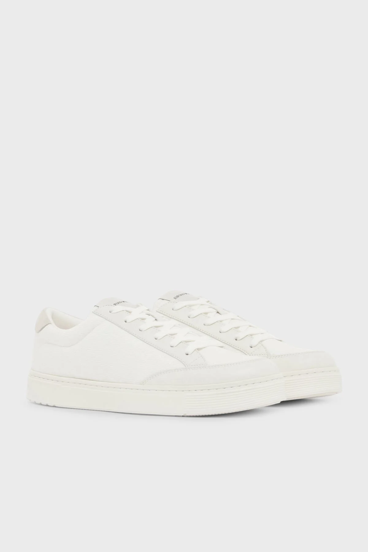 Emporio Armani Logolu Sneaker Erkek Ayakkabı EM004782 AF23199 M0172 Beyaz-Ekru - 3