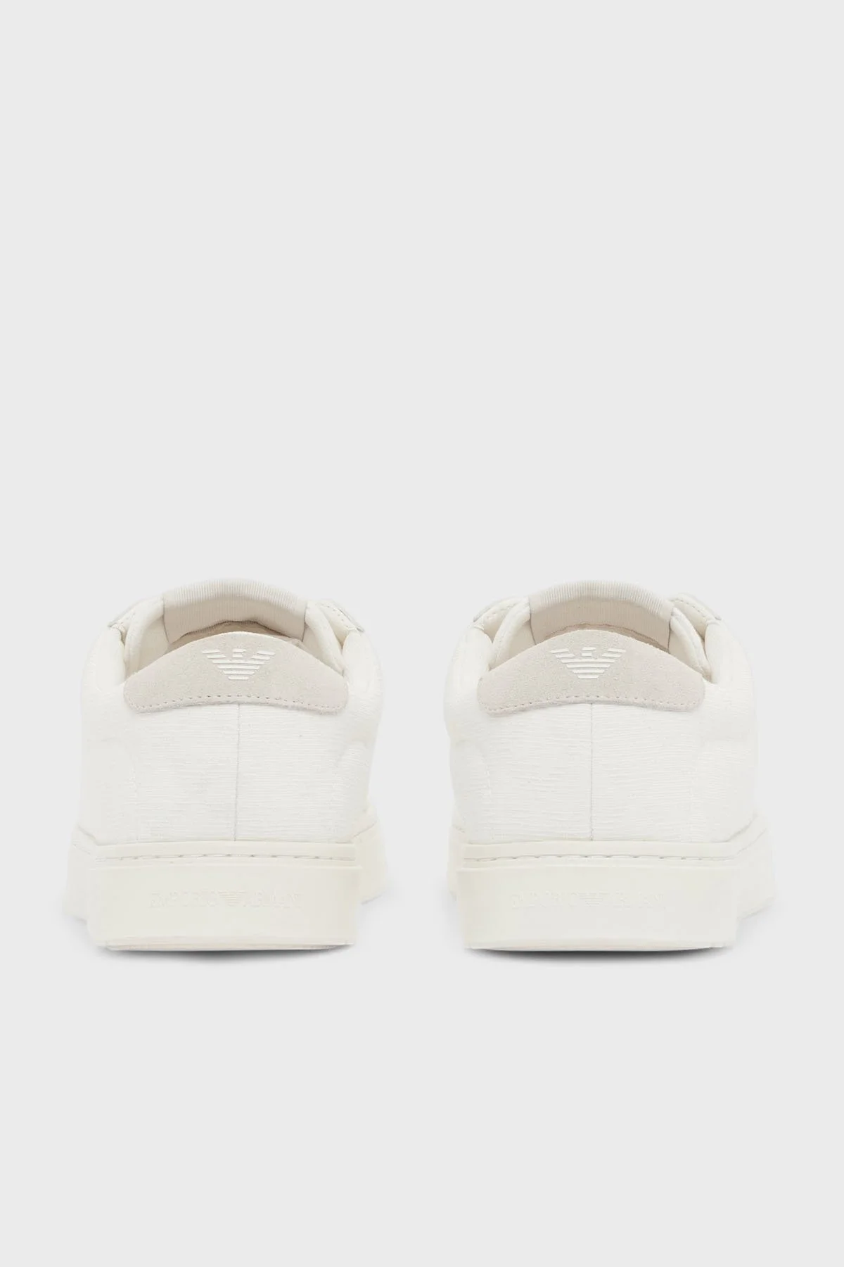 Emporio Armani Logolu Sneaker Erkek Ayakkabı EM004782 AF23199 M0172 Beyaz-Ekru - 6