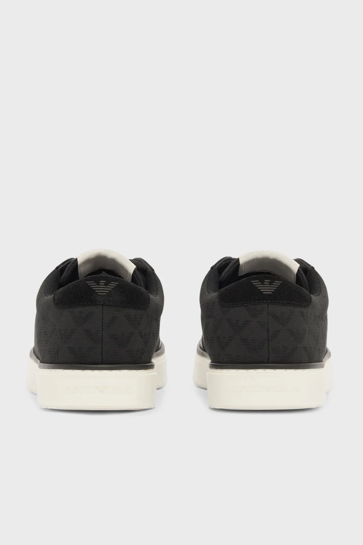 Emporio Armani Logolu Sneaker Erkek Ayakkabı EM004782 AF23199 MC406 SİYAH - 5