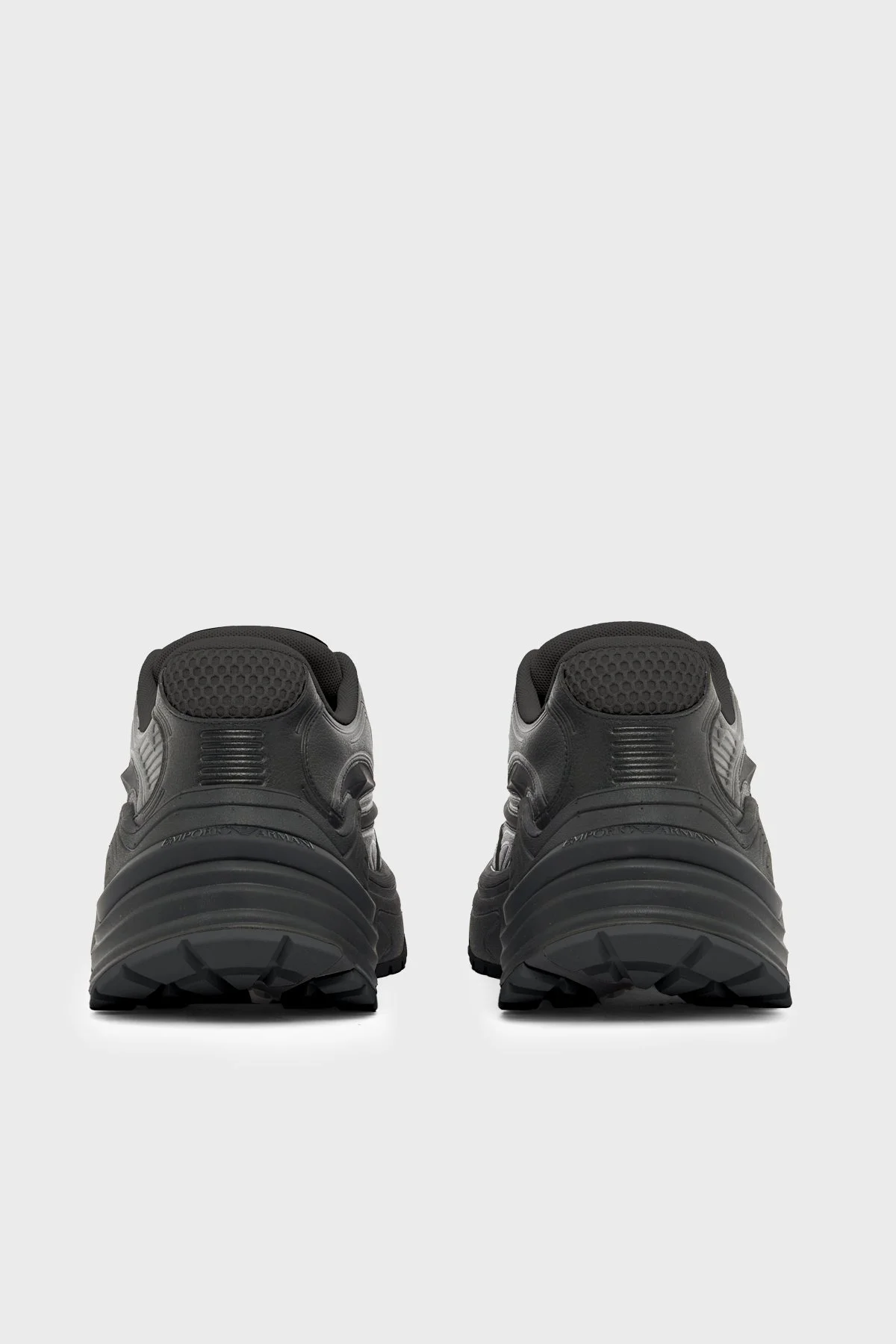 Emporio Armani Logolu Sneaker Erkek Ayakkabı EM004829 AF23185 MC419 SİYAH - 6
