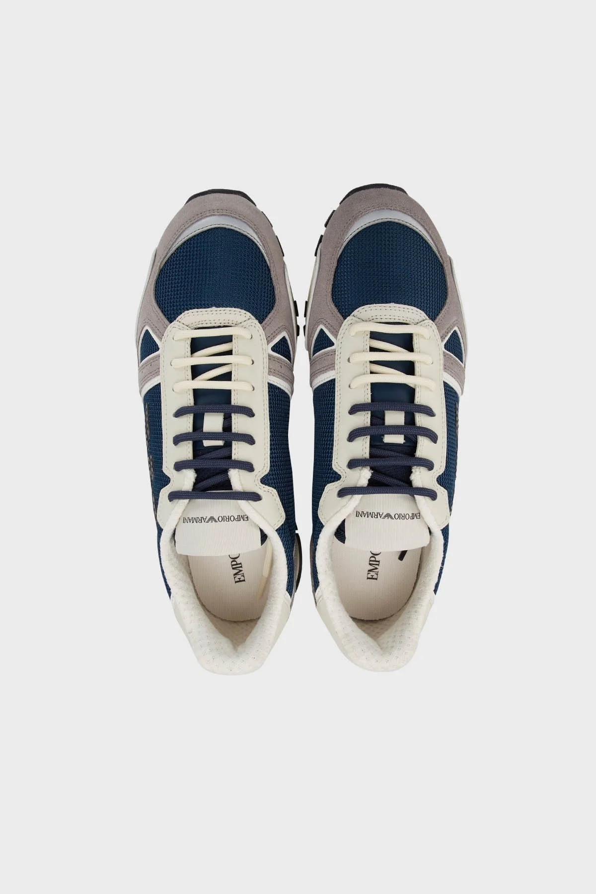 Emporio Armani Logolu Sneaker Erkek Ayakkabı X4X289 XM499 S714 LACİVERT - 5