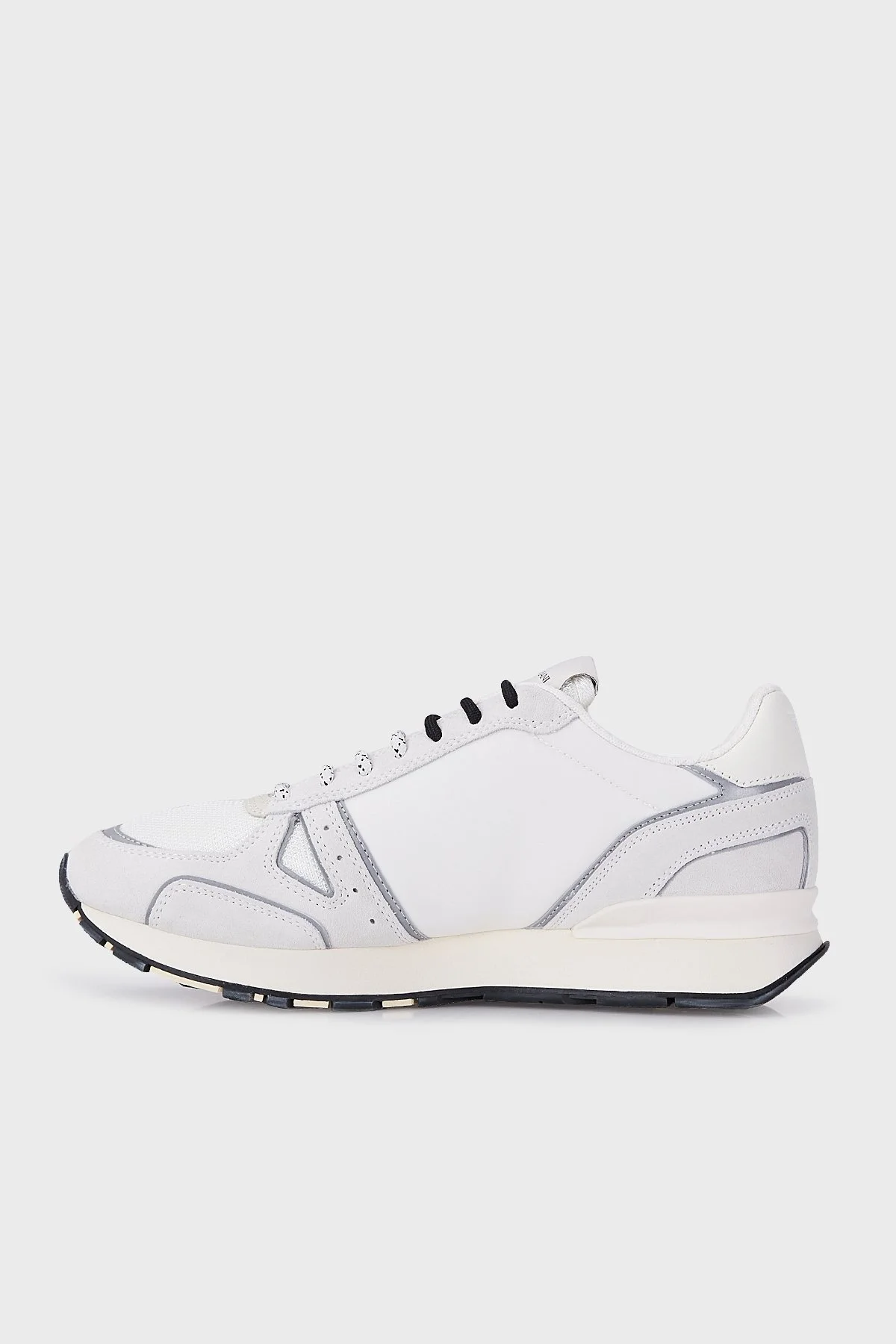 Emporio Armani Logolu Sneaker Erkek Ayakkabı X4X542 XM707 N567 EKRU - 2