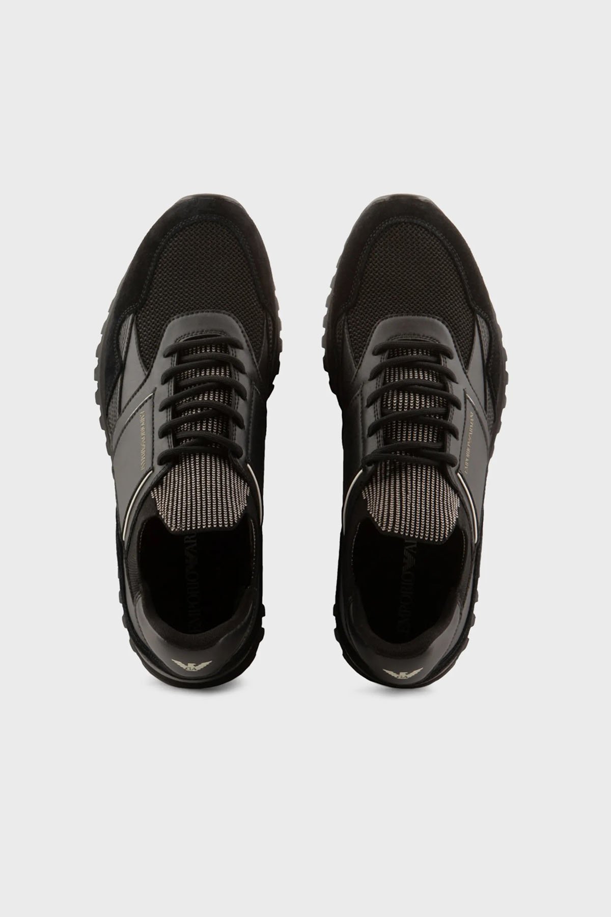 Emporio Armani Logolu Sneaker Erkek Ayakkabı X4X616 XN632 N814