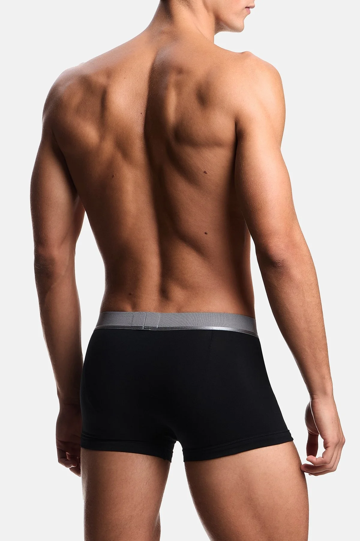 Emporio Armani Logolu Streç Pamuklu 3 Pack Erkek Boxer EM000259 AF10780 MC406 SİYAH - 3