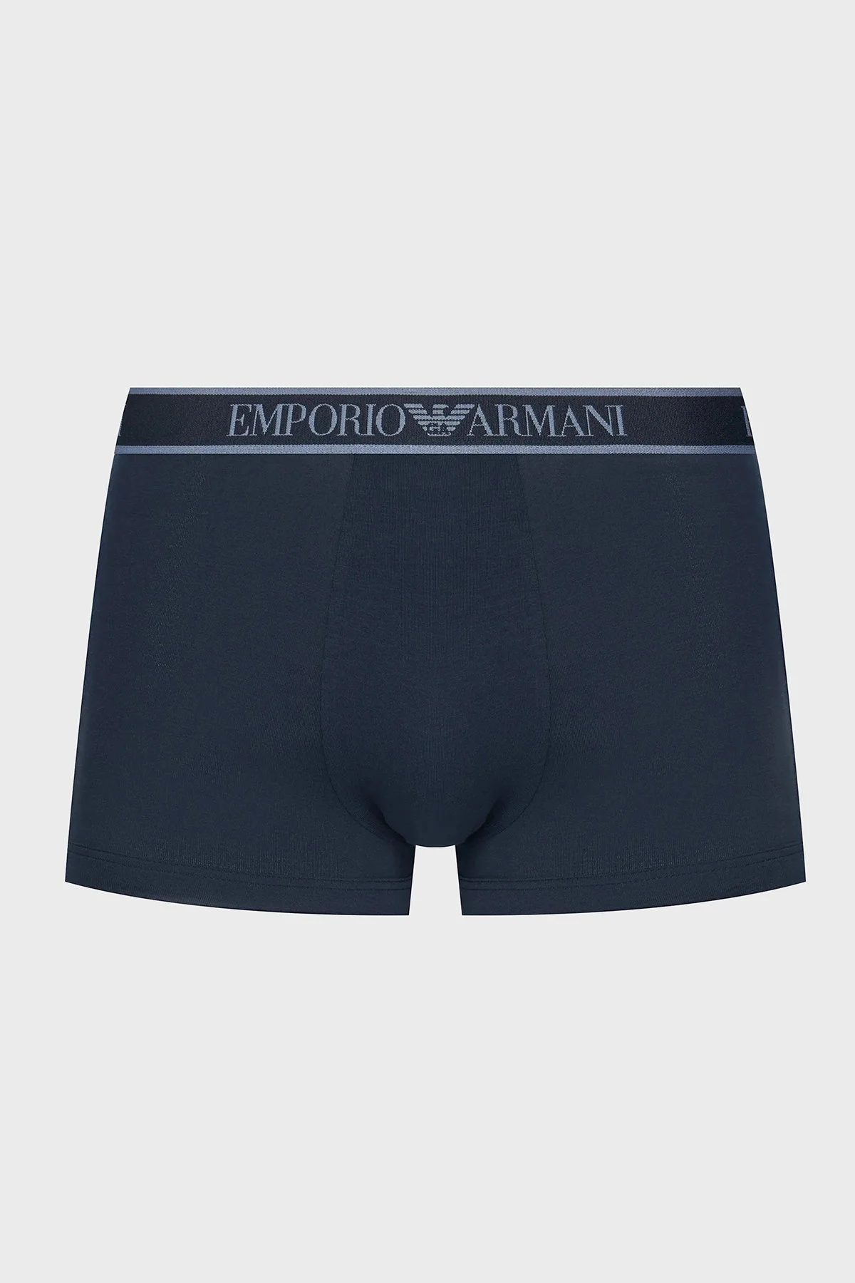 Emporio Armani Logolu Streç Pamuklu 3 Pack Erkek Boxer EM000370 AF10779 MB089 LACİVERT - 5