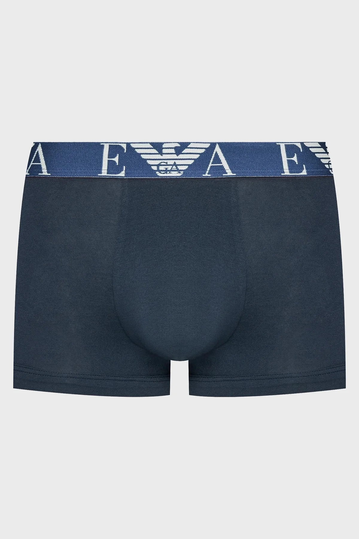 Emporio Armani Logolu Streç Pamuklu Erkek Boxer 111357 4F715 64135 Lila-Kırmızı-Lacivert - 8