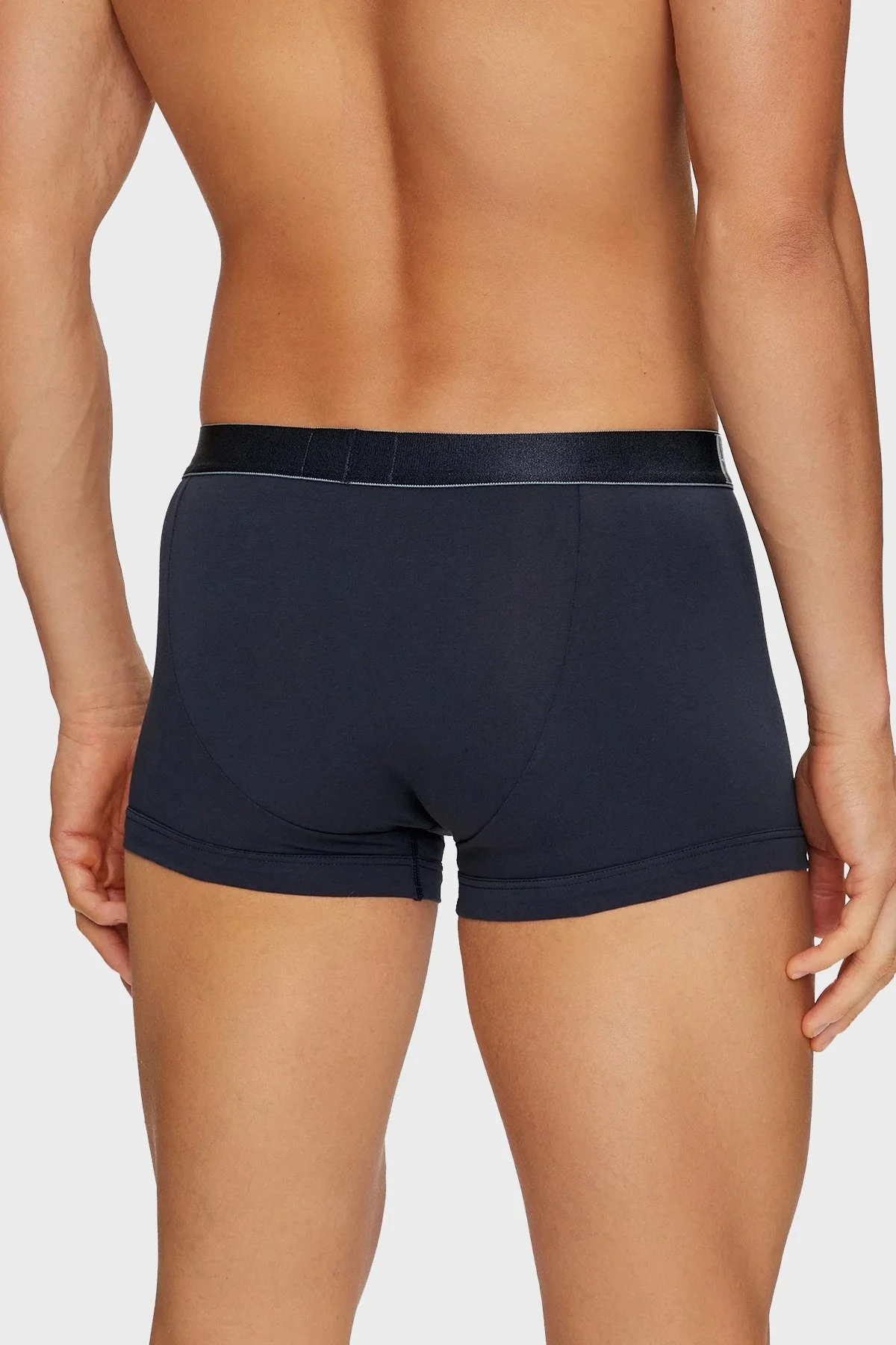 Emporio Armani Logolu Streç Pamuklu Erkek Boxer 111357 4F726 64135 Mavi-Mürdüm-Haki - 11