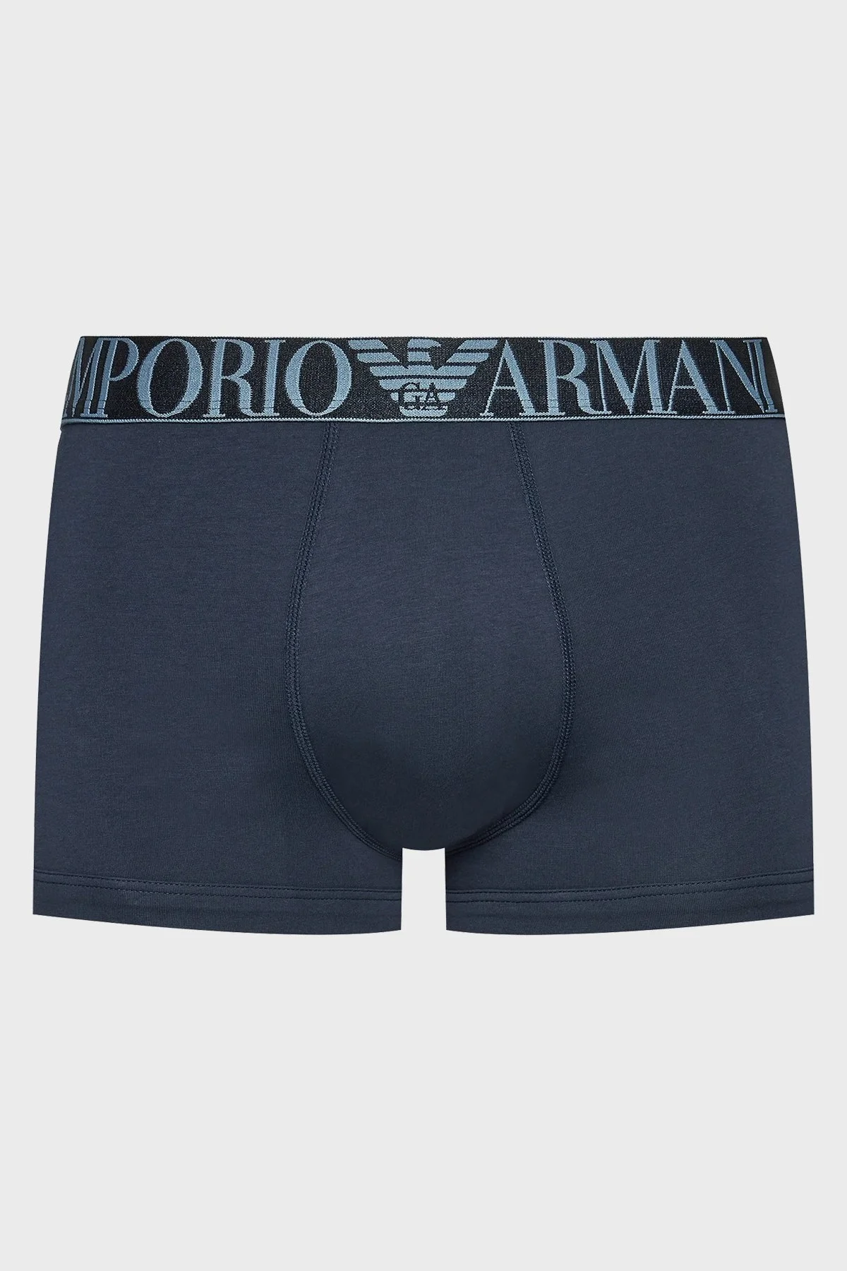 Emporio Armani Logolu Streç Pamuklu Erkek Boxer 111357 4F726 64135 Mavi-Mürdüm-Haki - 13