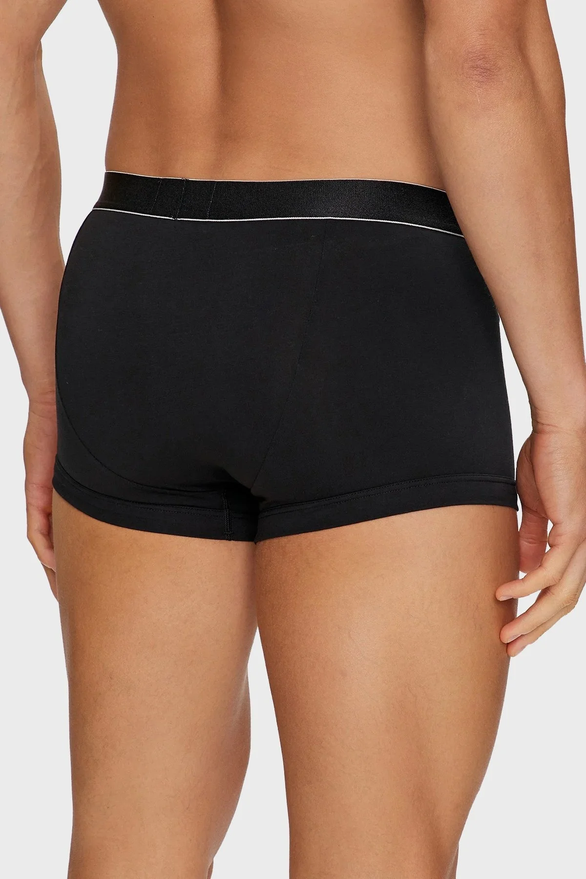 Emporio Armani Logolu Streç Pamuklu Erkek Boxer 111357 4F726 73320 SİYAH - 3