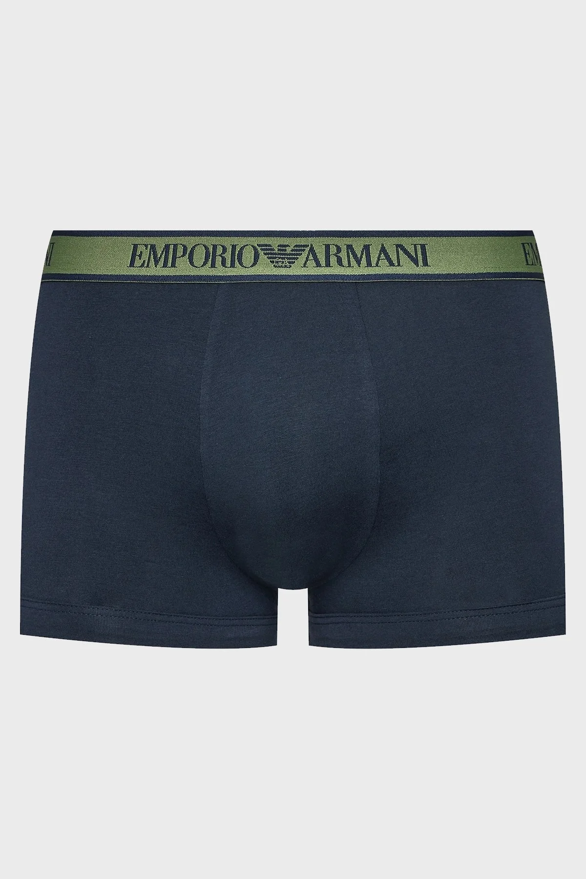 Emporio Armani Logolu Streç Pamuklu Erkek Boxer 112130 4F717 75436 Lacivert-Siyah-Haki - 5