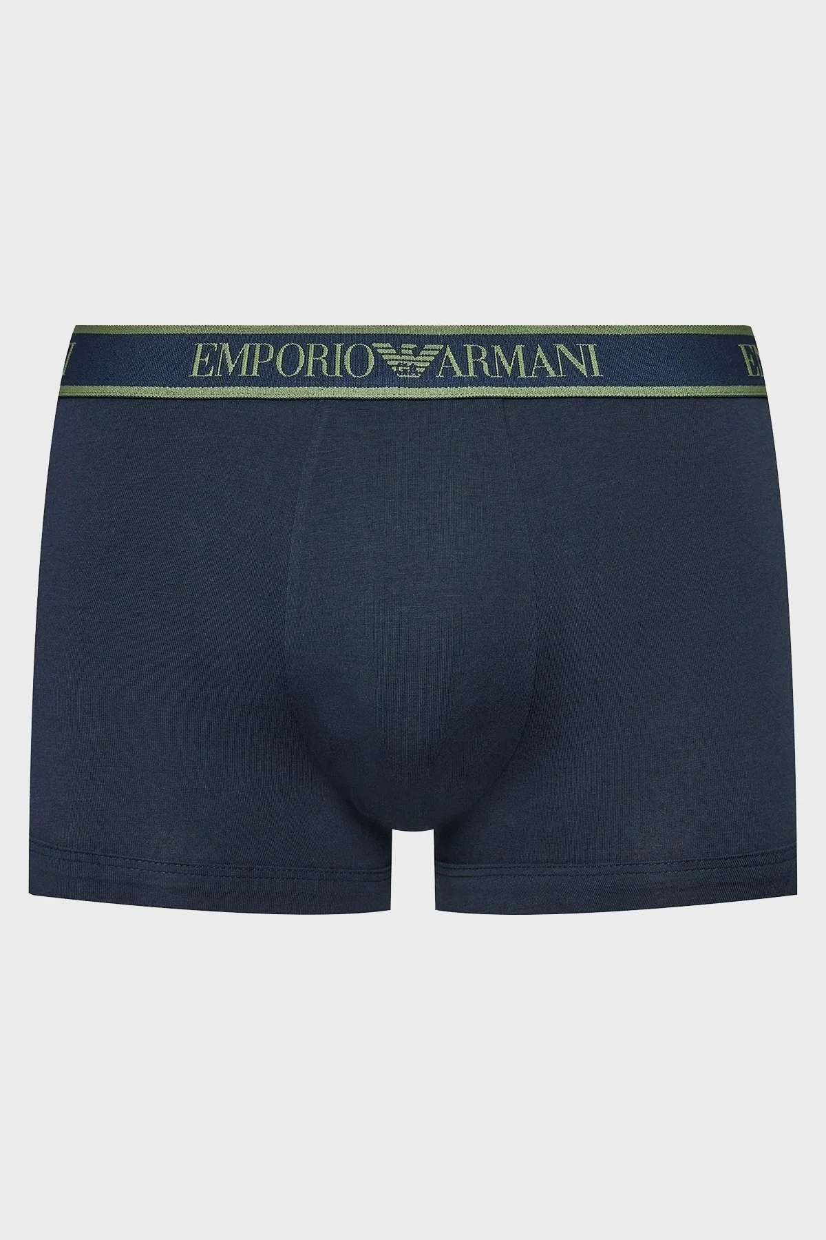Emporio Armani Logolu Streç Pamuklu Erkek Boxer 112130 4F717 75436 Lacivert-Siyah-Haki - 6