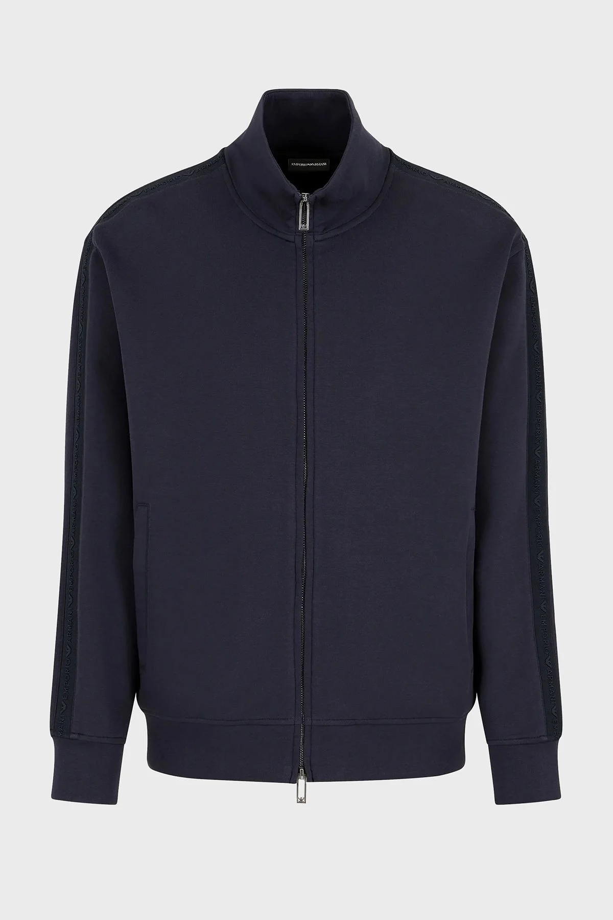 Emporio Armani Logolu Streç Pamuklu Regular Fit Erkek Sweat 6D1MA8 1JHSZ 0920 LACİVERT - 4