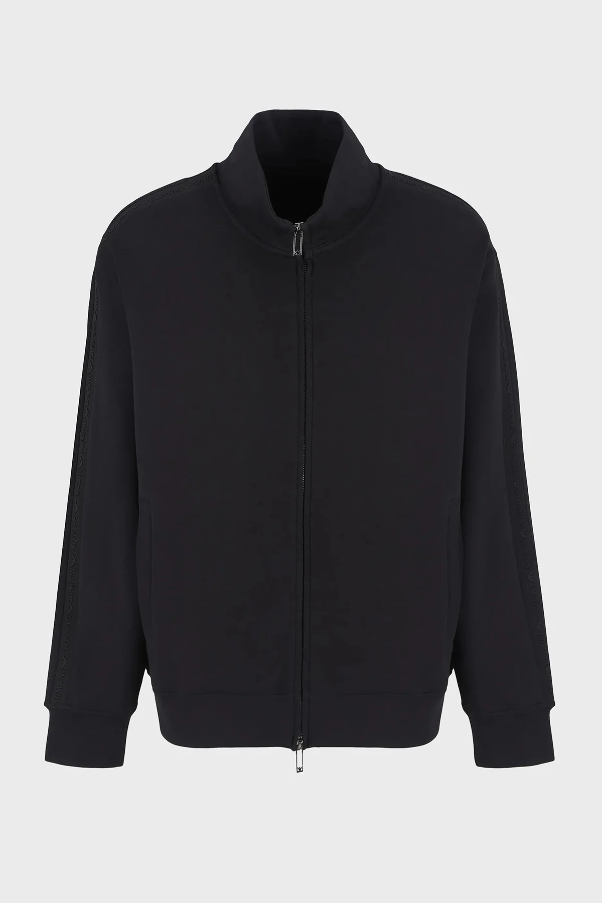 Emporio Armani Logolu Streç Pamuklu Regular Fit Erkek Sweat 6D1MA8 1JHSZ 0999 SİYAH - 5